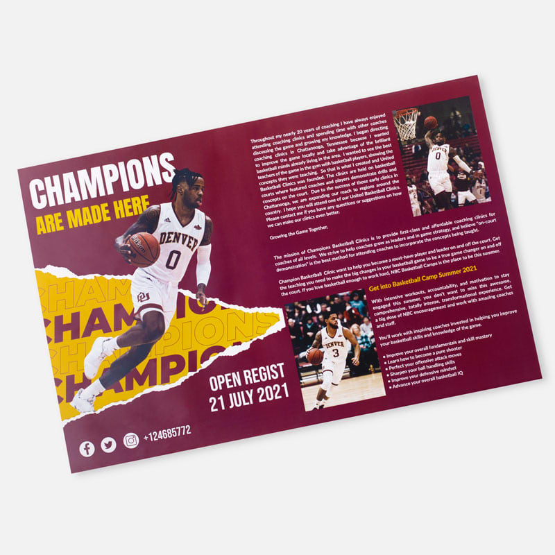 11" X 17" Brochures 11