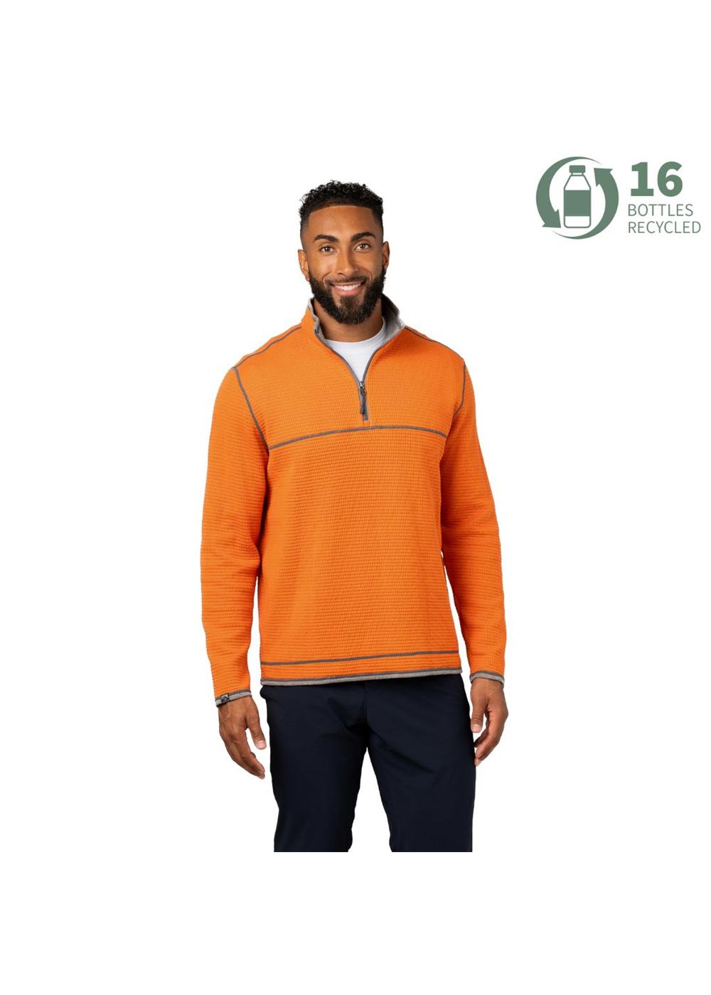 Storm Creek Men's Maverick Waffle Knit Quarter Zip