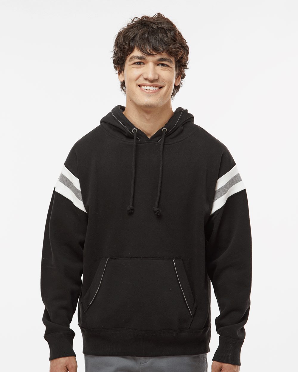 Men's Vintage Athletic Hooded Sweatshirt - 8847 4