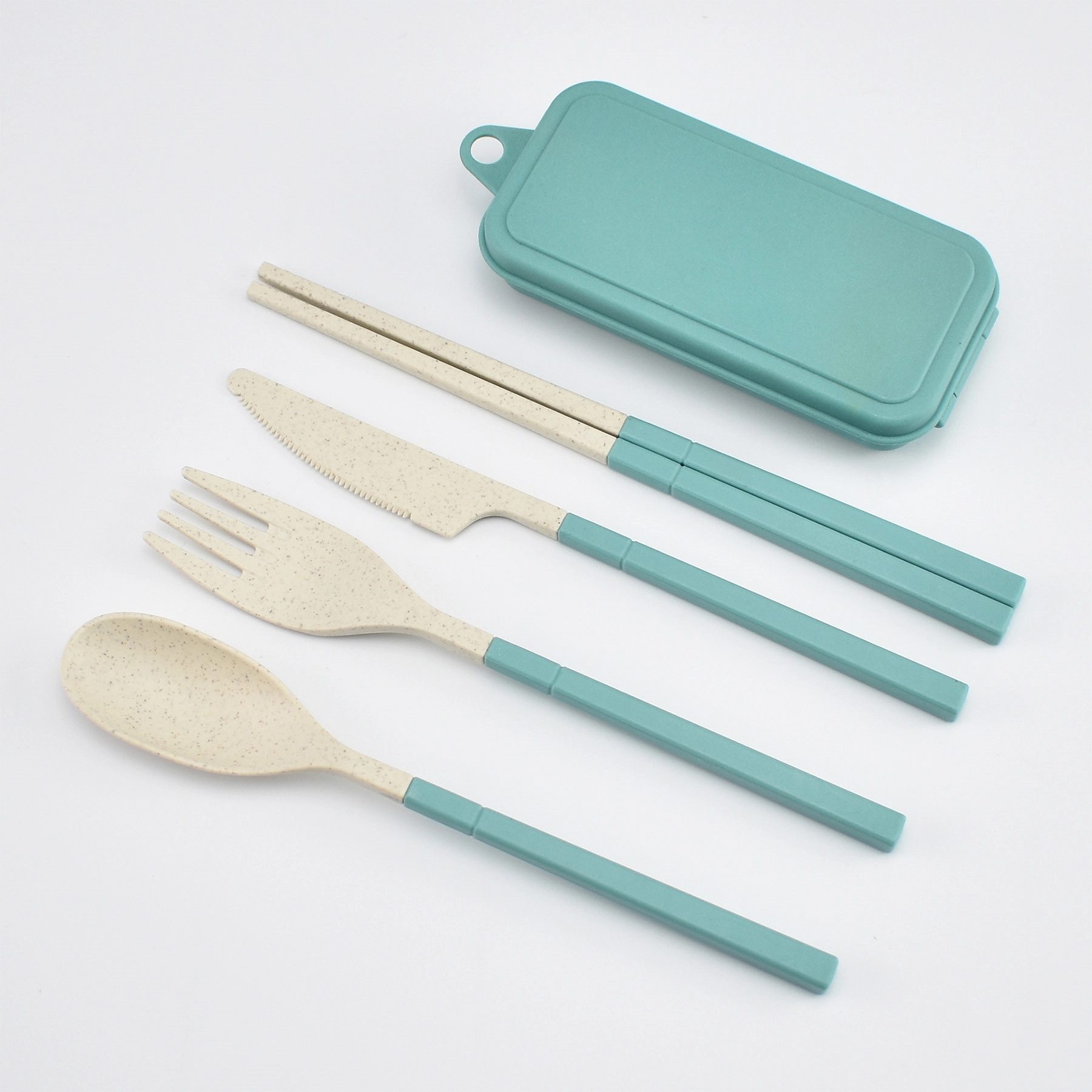 4 Pack Collapsible Portable Cutlery With Case 5