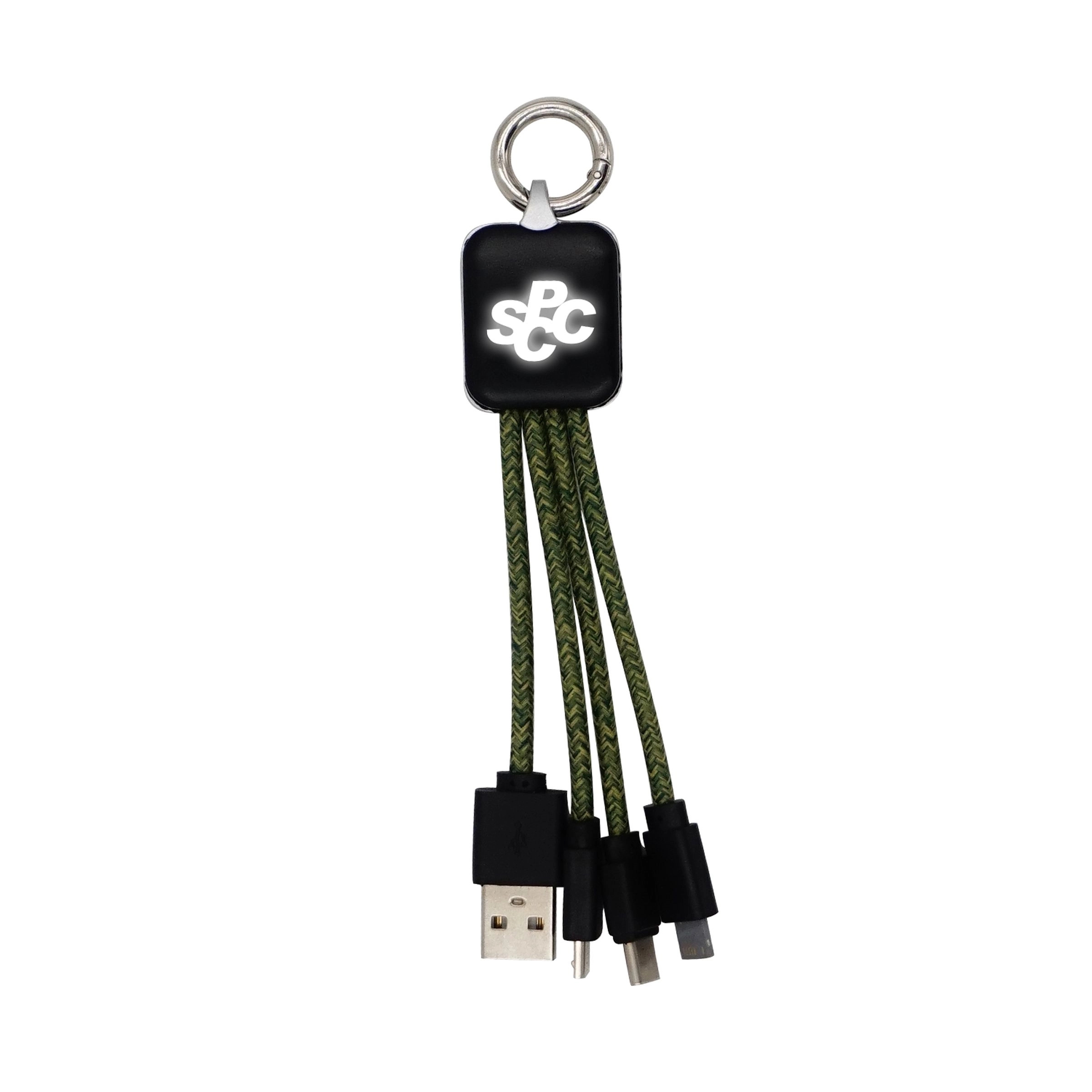 Ridge Logo Light Up Cable with Type C USB 15