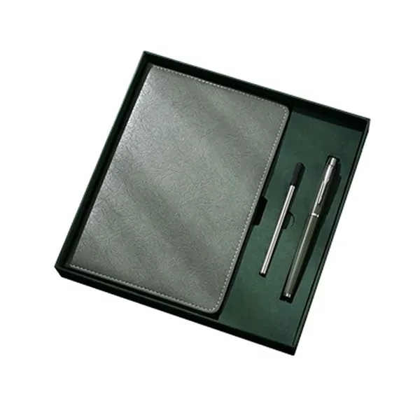 Classic Leather A5 Notebook Set - Professional Business Gift 2