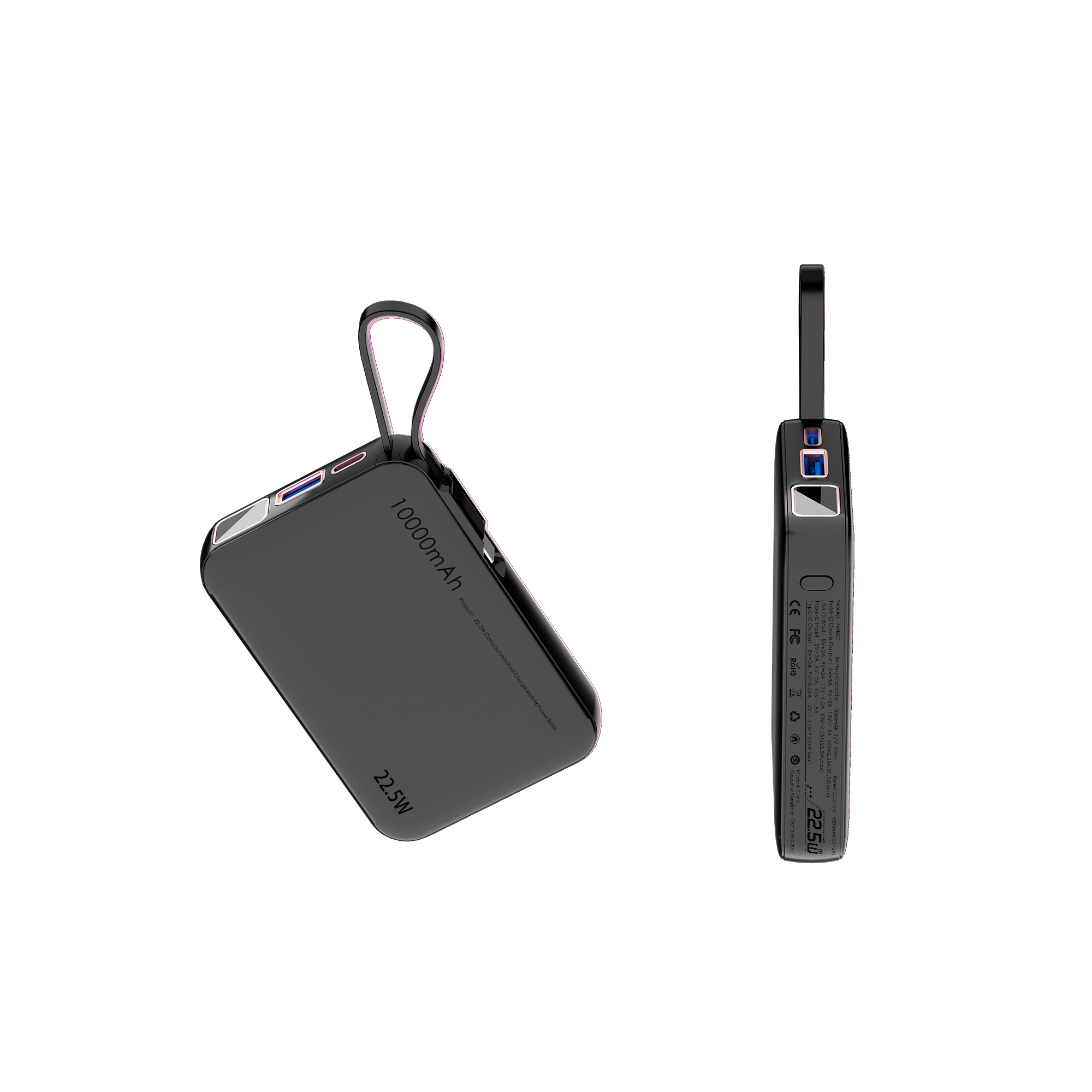 10000 mAh Power Bank W/ USB Power Delivery 20W 2