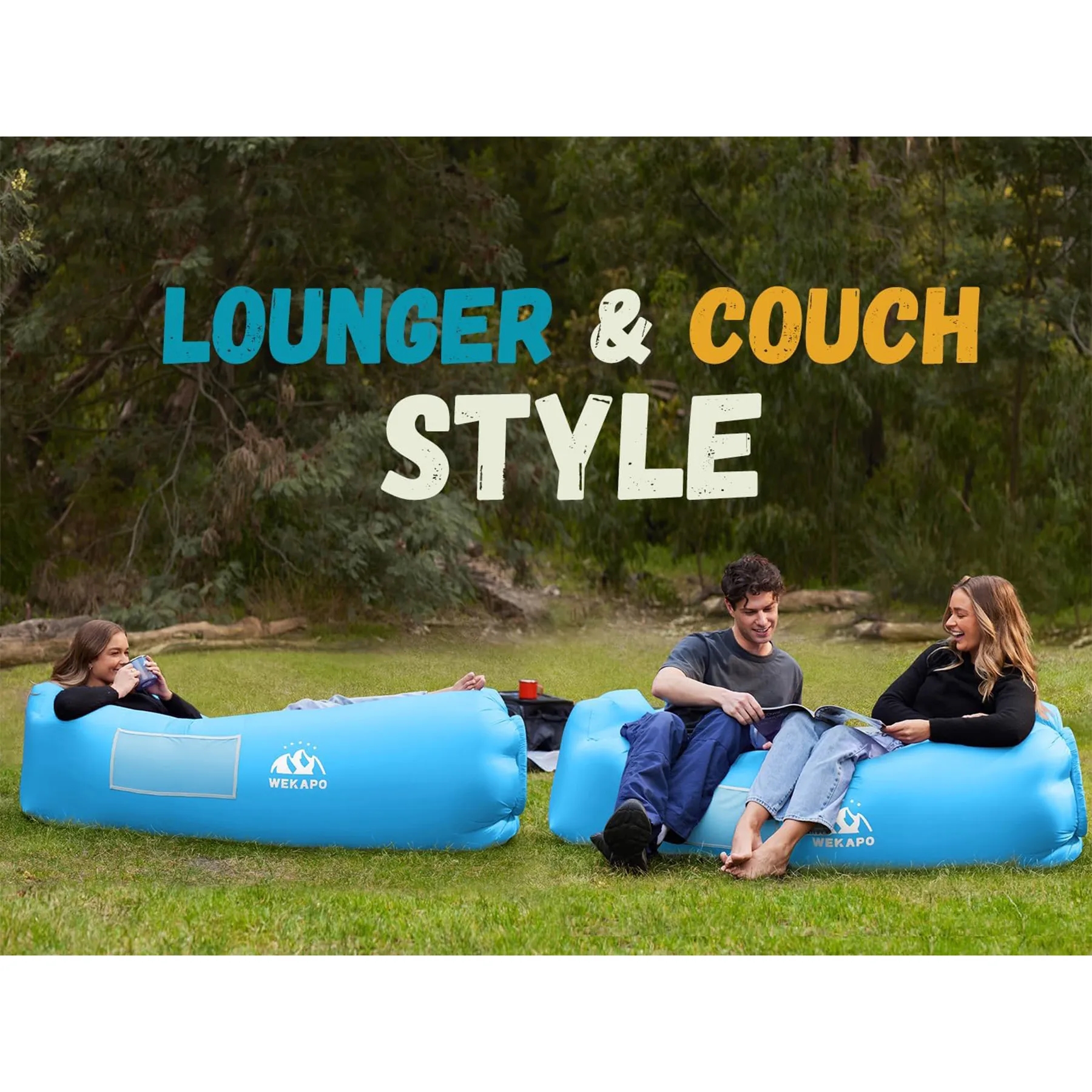 Inflatable Couch Air Lounger Chair 4