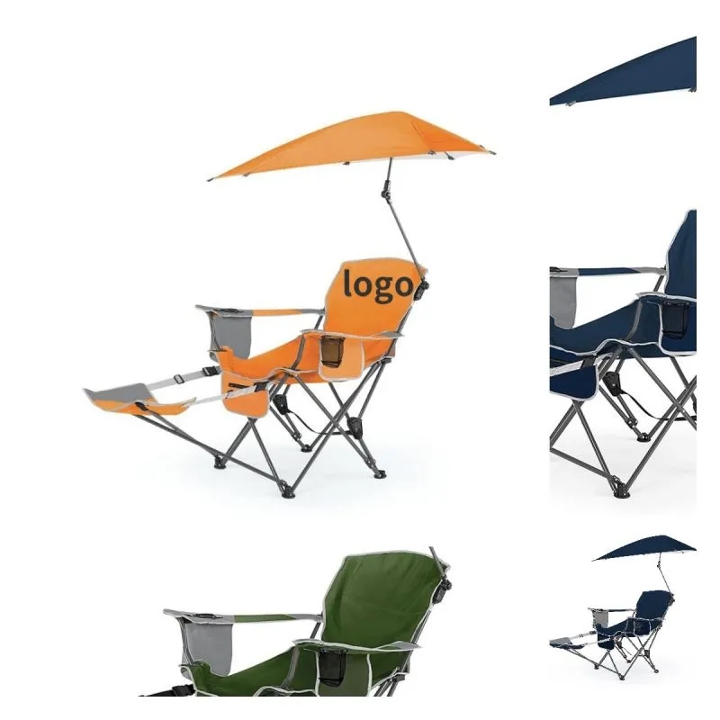 Foldable Beach Chair with Umbrella 8