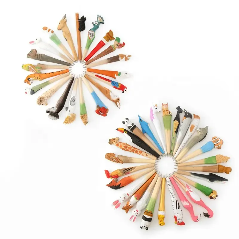 Cartoon Wooden Pen 2