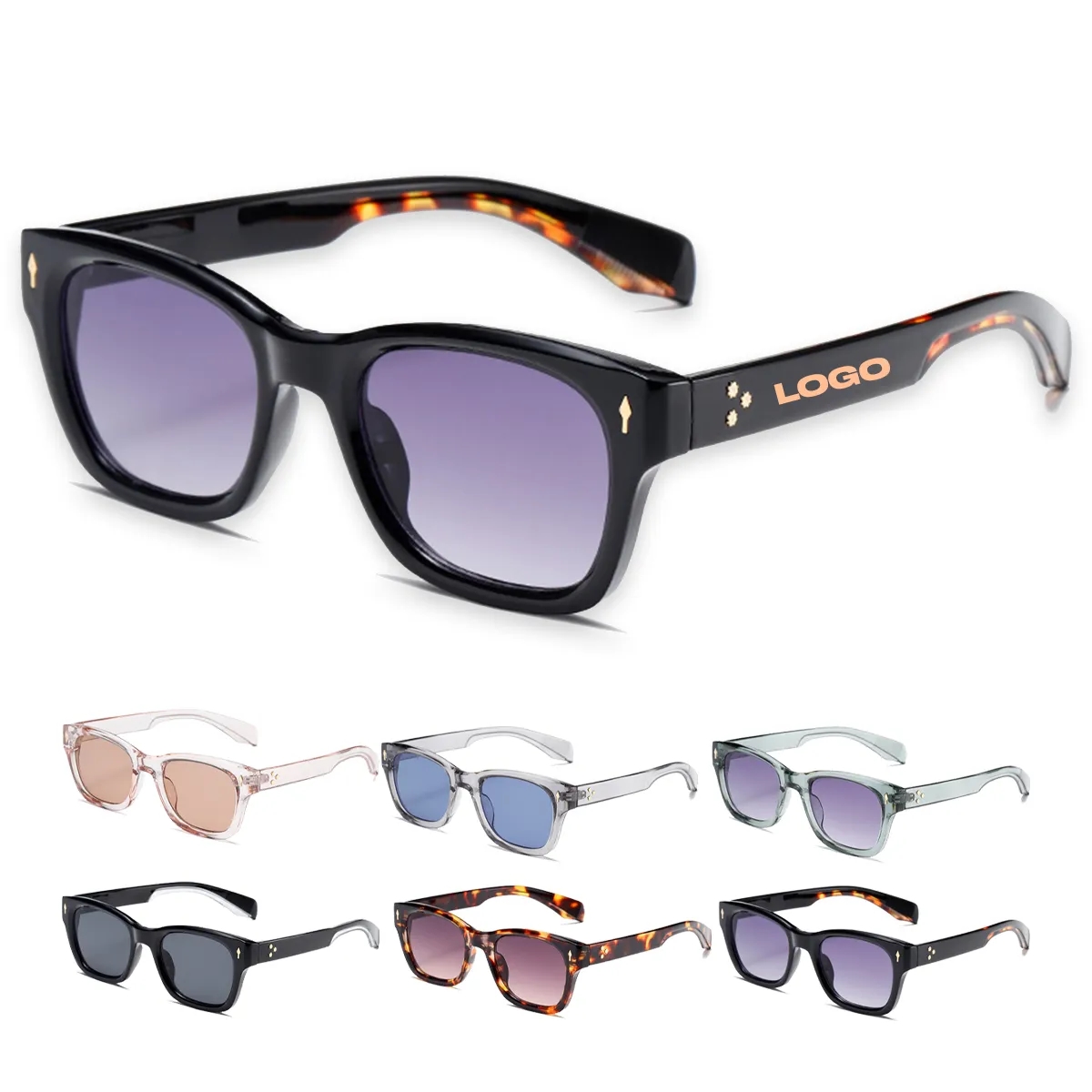 Retro Chic Sunglasses UV Cool Sun Shades Men Women HD Lenses 3