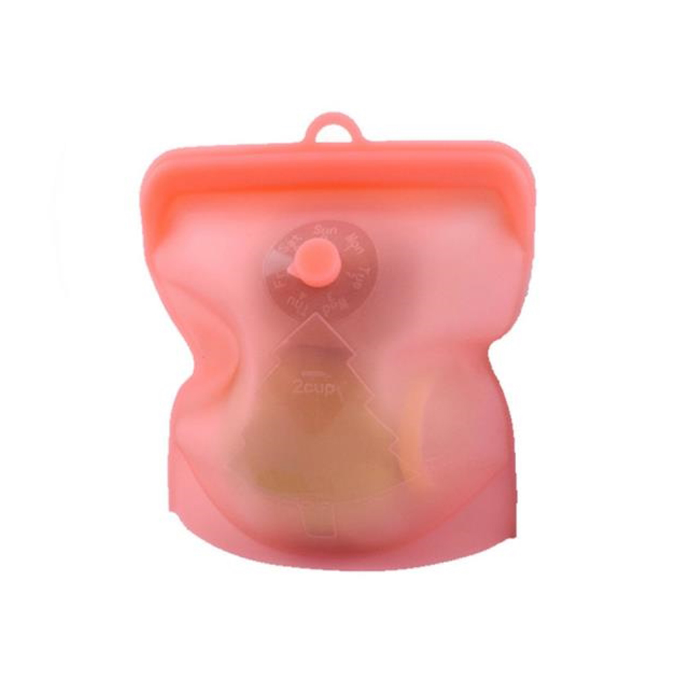 BPA Free Reusable Storage Bags Food Grade Silicone Gallon 7