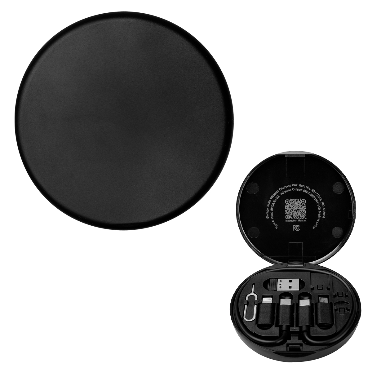 Charging Cord & Adapter Set In Wireless Charging Case 16