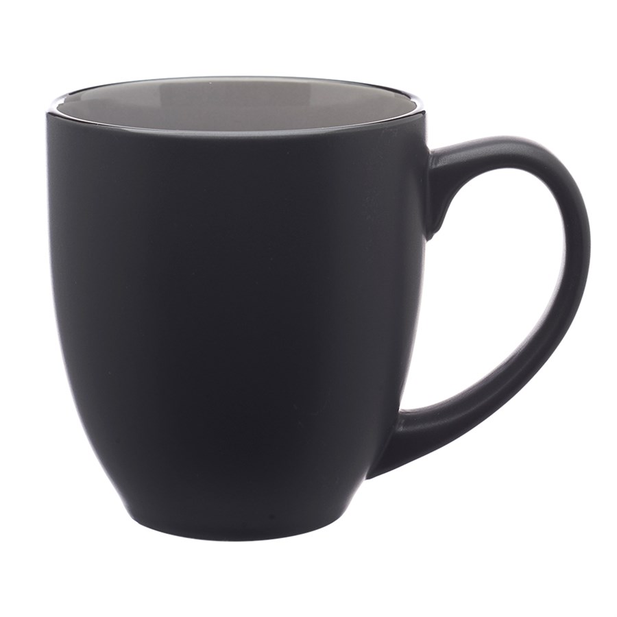 Two-Tone Bistro Style Ceramic Mug, 16 oz. 26