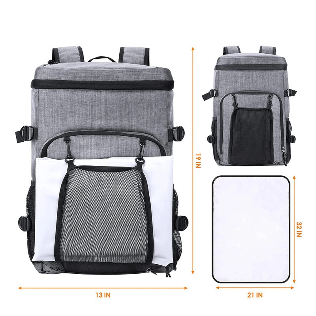 Large Capacity Insulated Cooler Backpack 40L 4