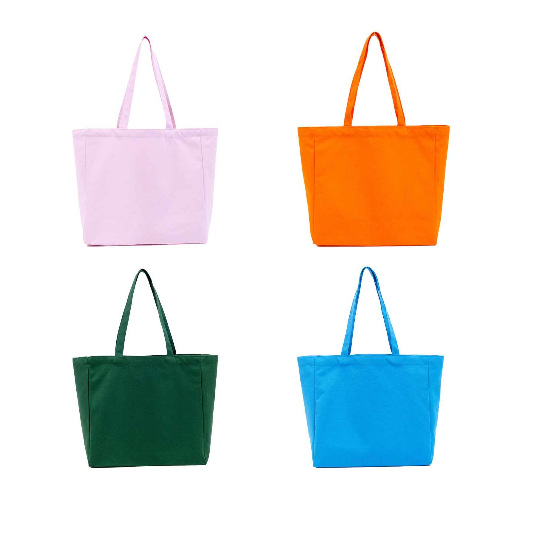 7.2 Oz All Cotton Portable Rainbow Tote Handbags 4