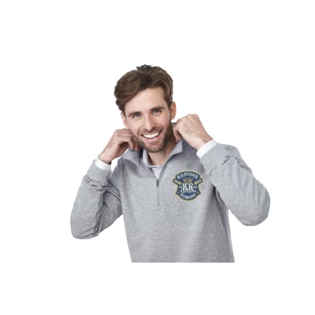 Men's RIGI Eco Knit Quarter Zip, custom hoodie or sweatshirt with logo imprint 178