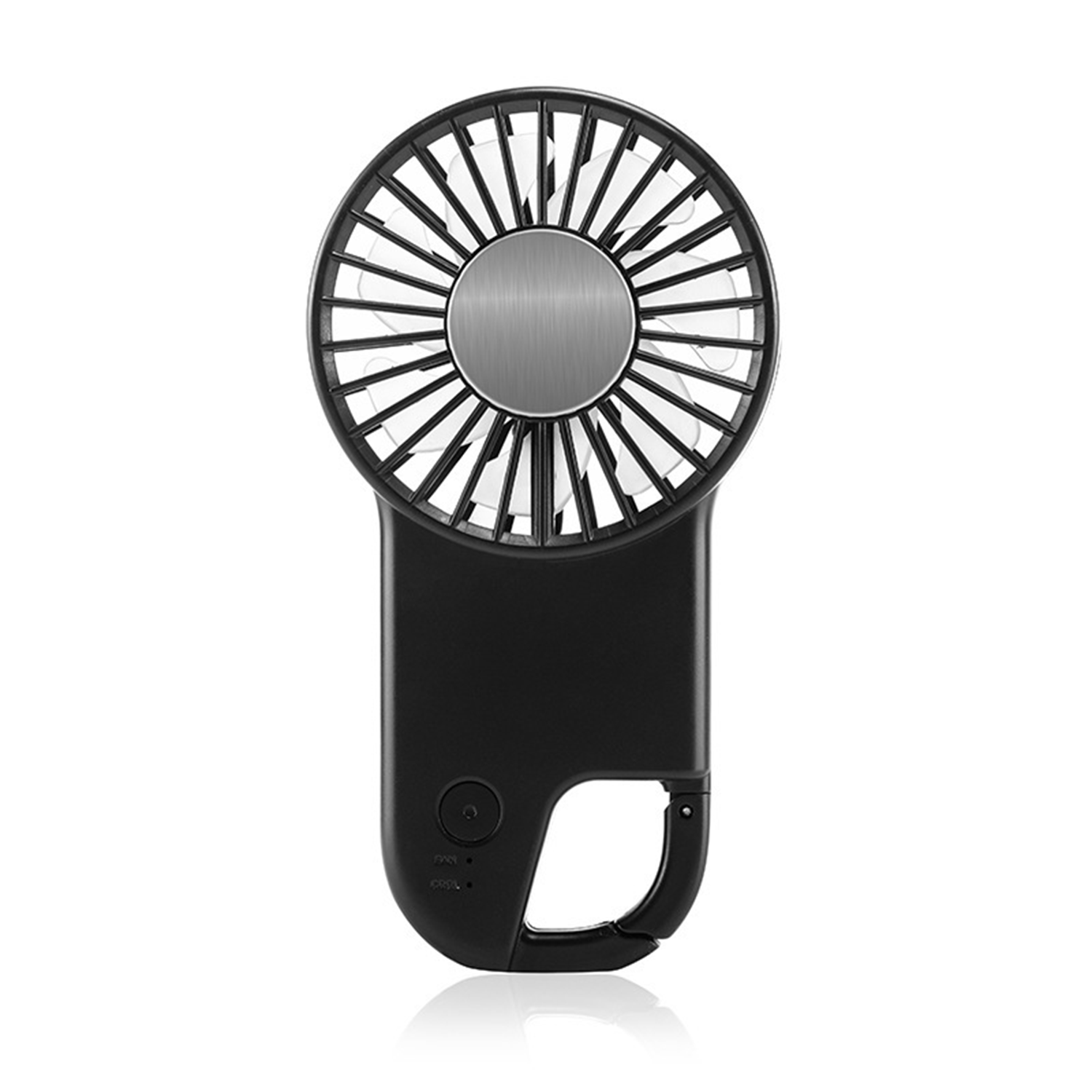 Mini Handheld USB Rechargeable Fan W/ Buckle 3