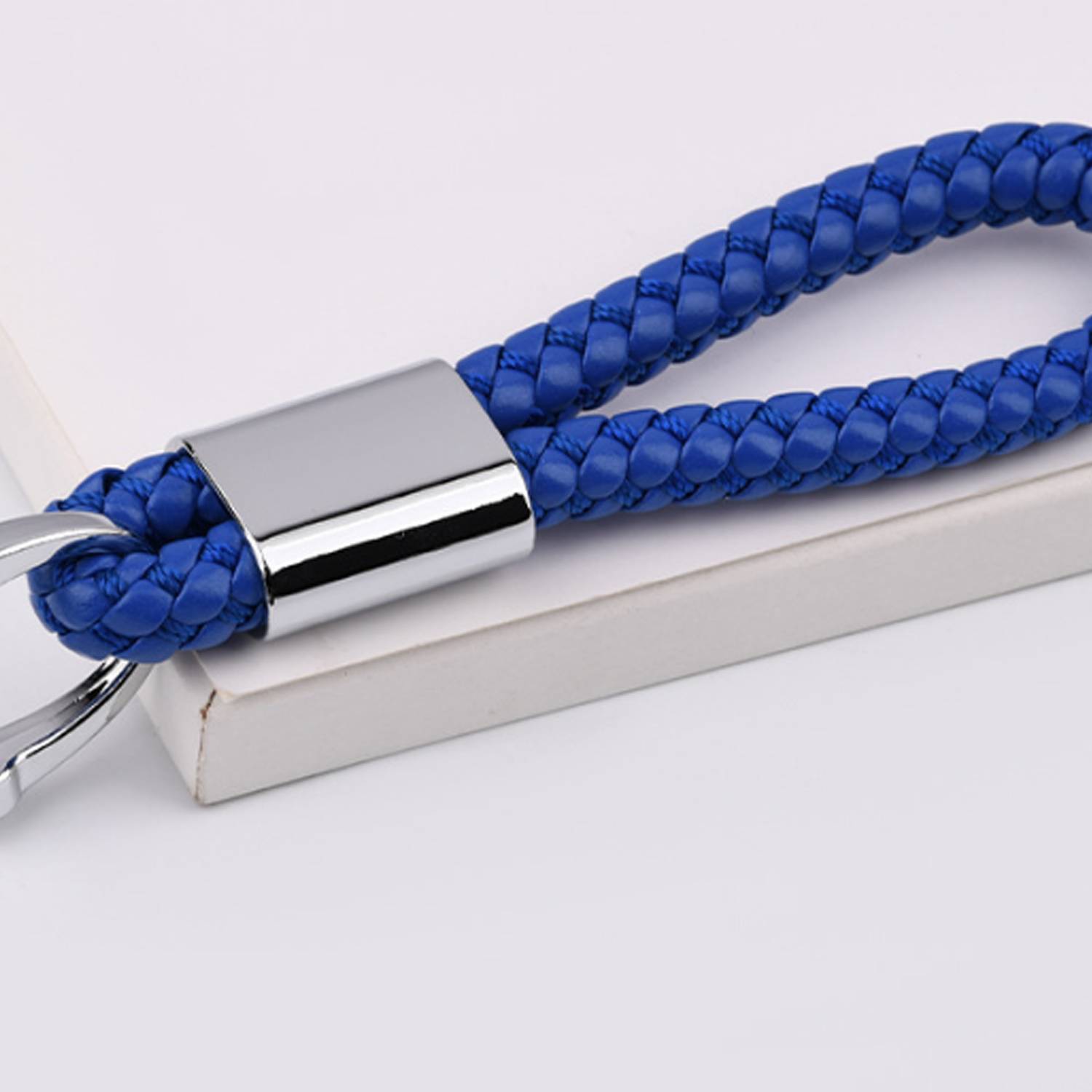 Leather Braided Keychain 3