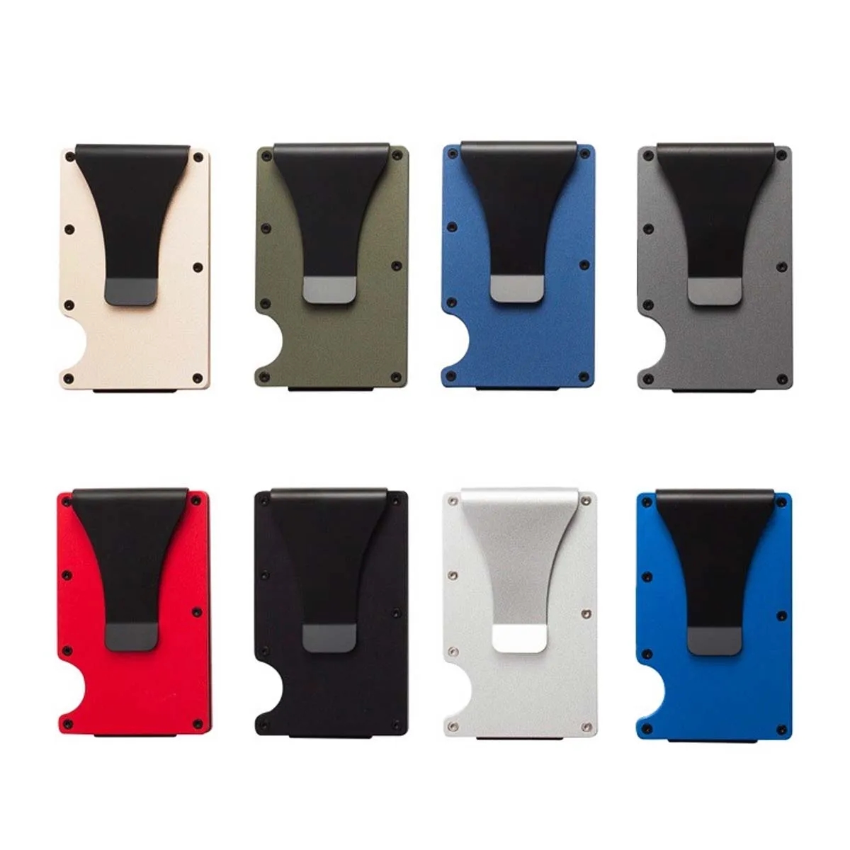 Metal Slim Minimalist Credit Card Clip Wallet 3