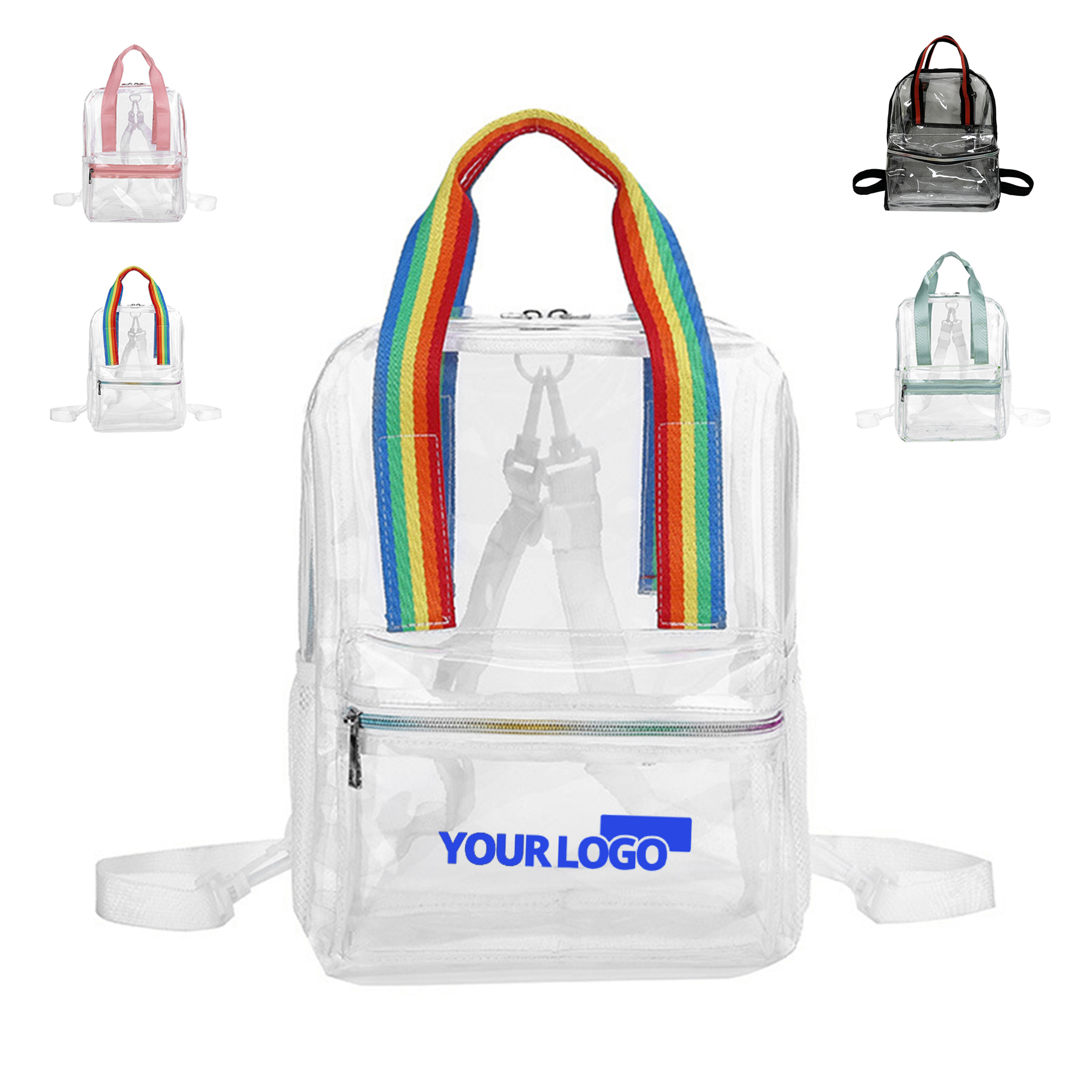Clear Backpack With Handle 2