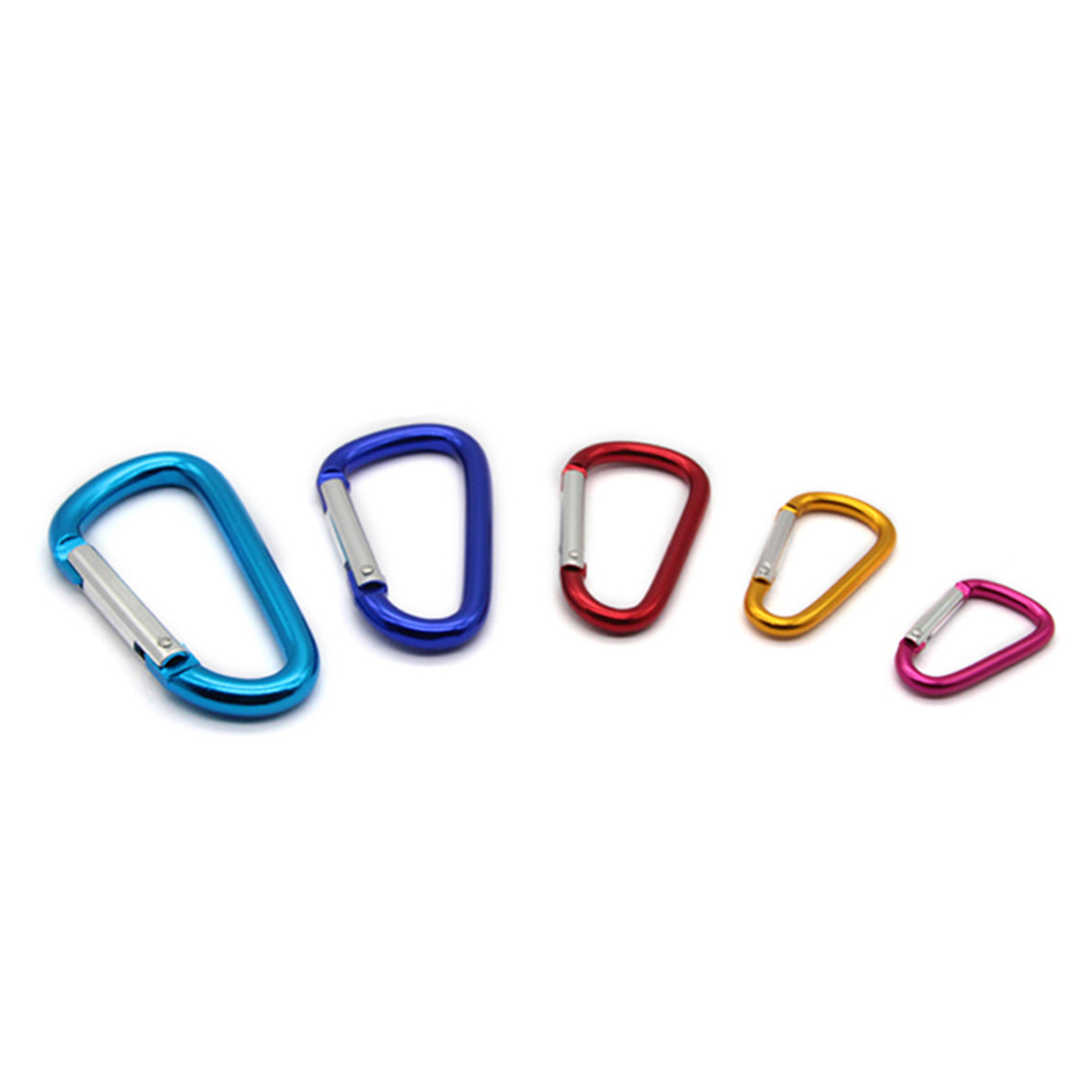 #5 D-shaped 3.4g carabiner water bottle hook