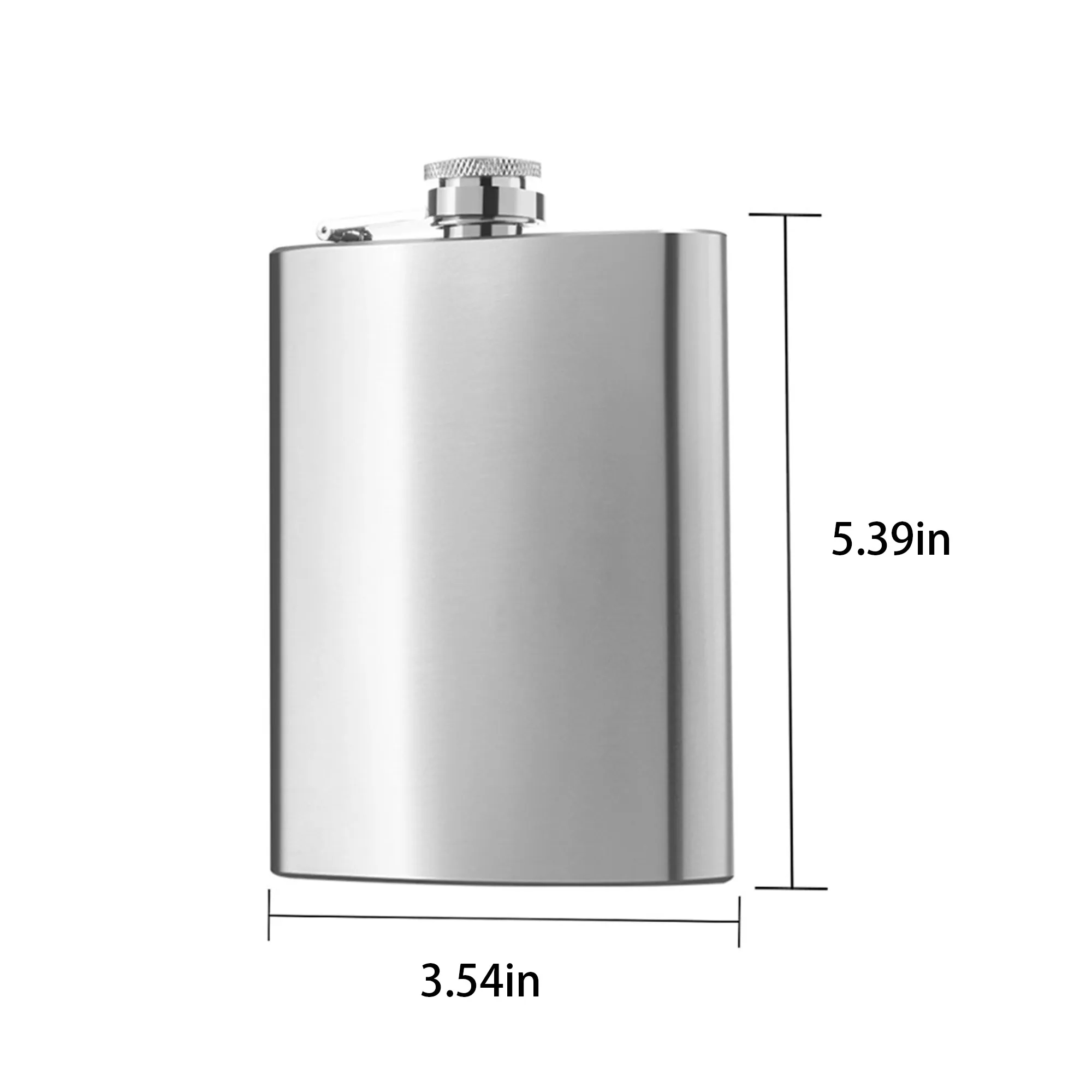 8oz Portable Stainless Steel Flask 1
