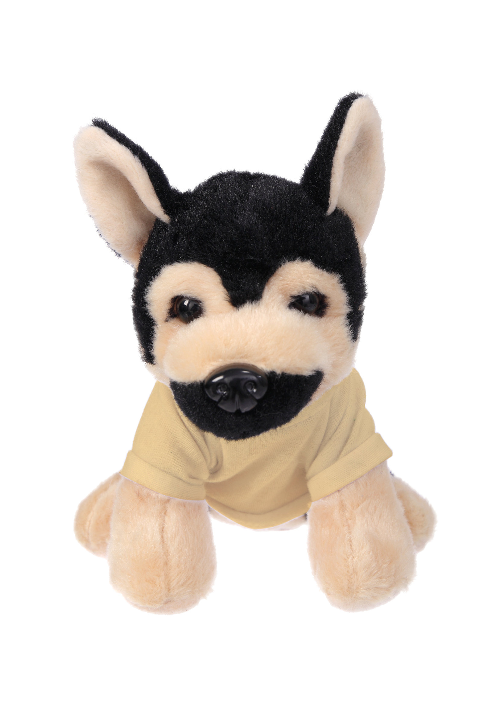 Soft Plush Sitting German Shepherd wearing a T-Shirt 6
