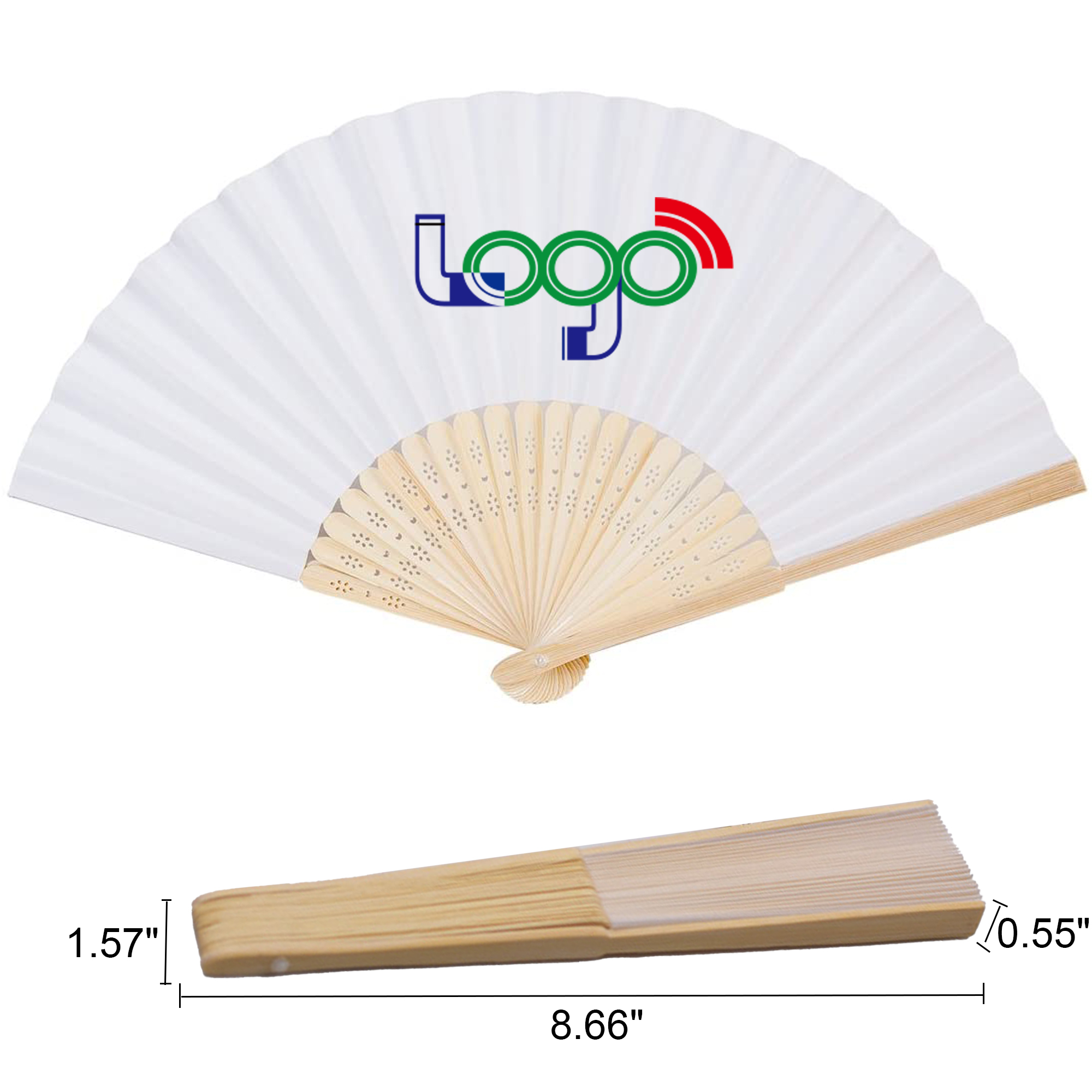 Bamboo Folding Hand Held Fans 2