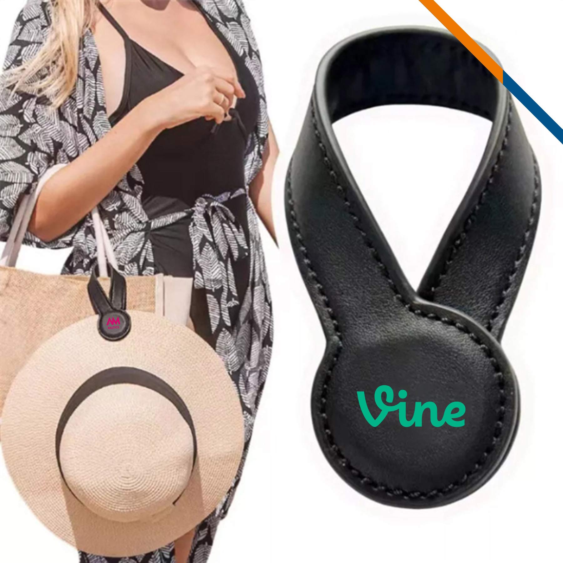 Hikcli Magnetic PU Leather Hat Clip 11