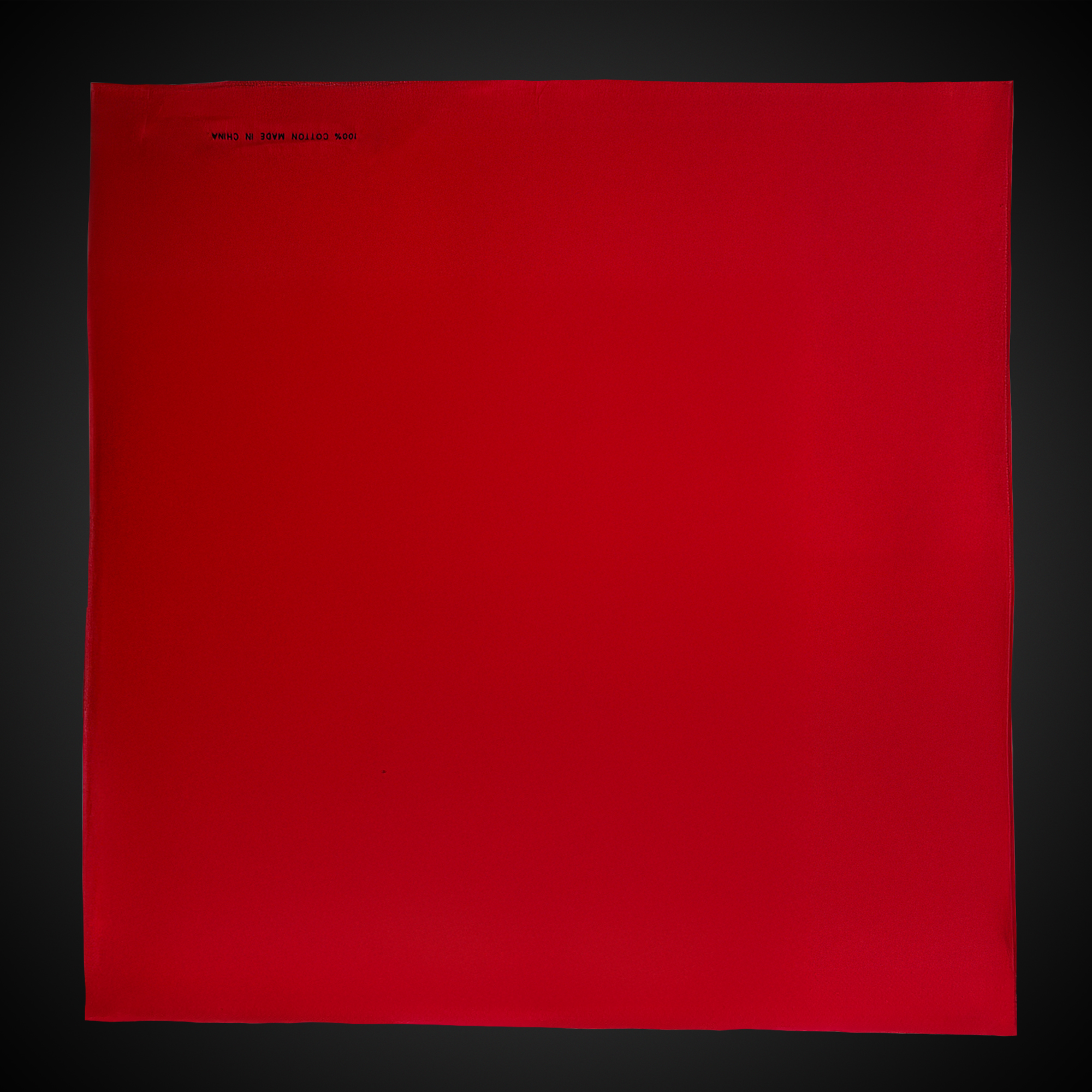 Solid Red 22" x 22" Cotton Bandana