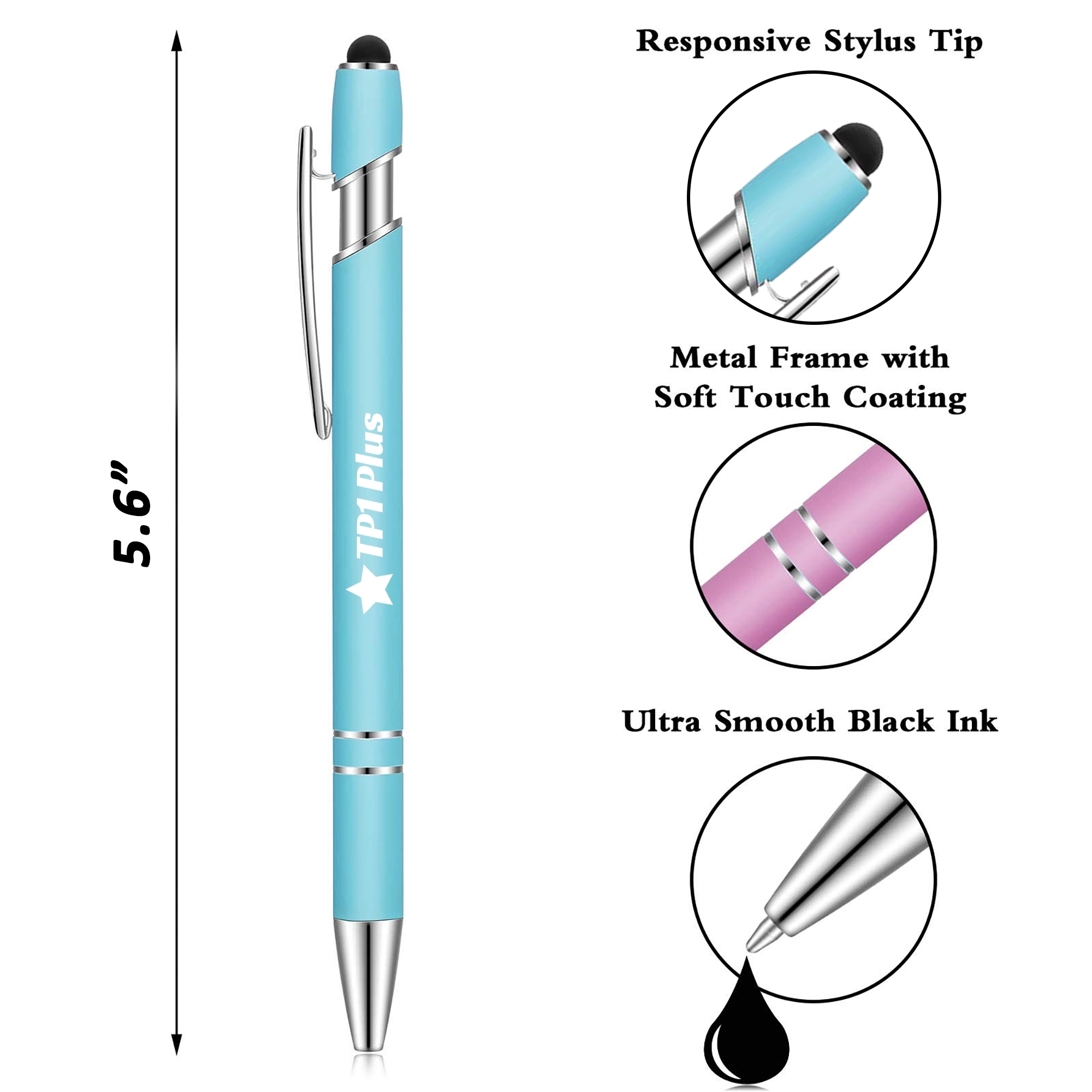 Custom Metal Ballpoint Pen  Stylus 4