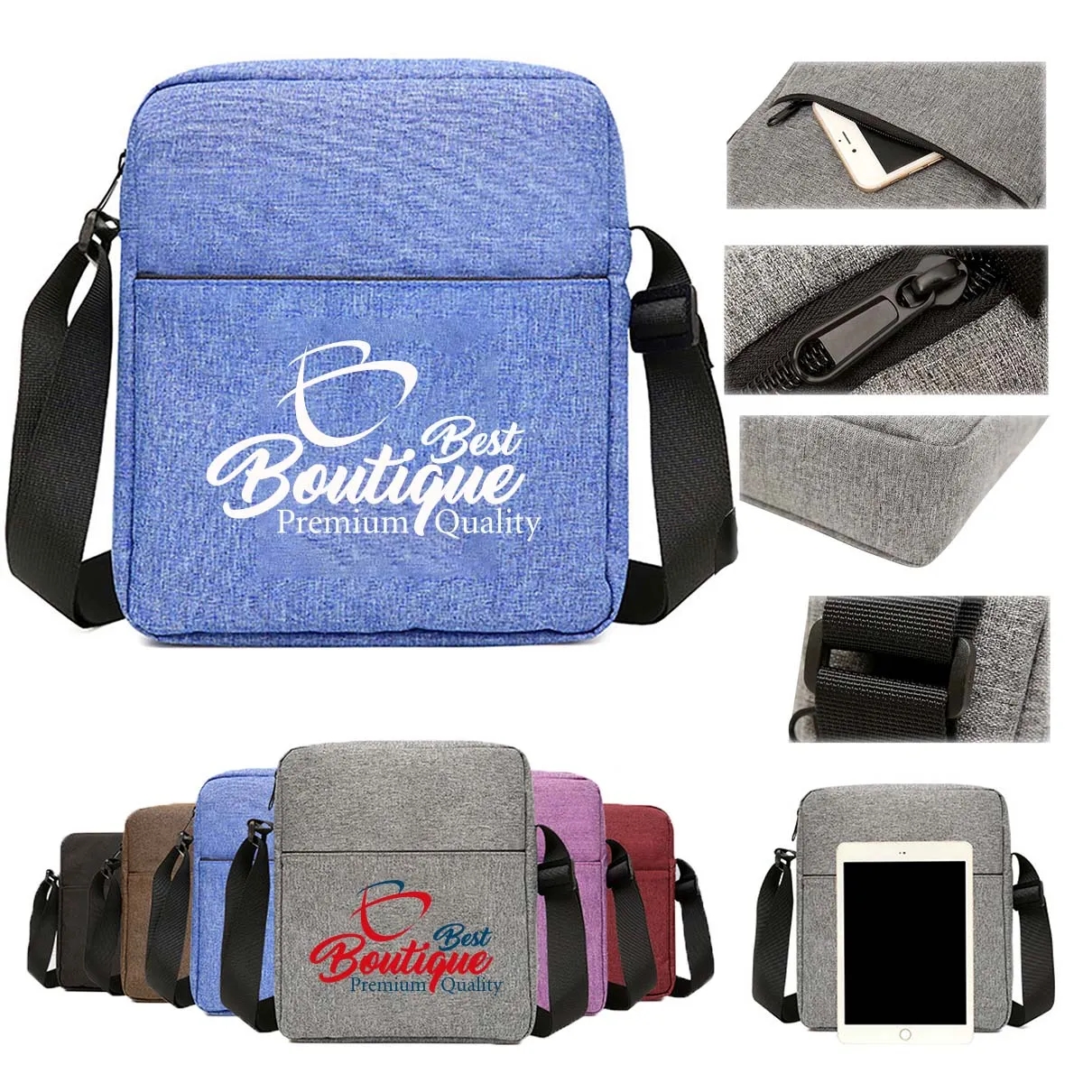 Casual Shoulder Light Messenger Bag with Adjustable Strap 3