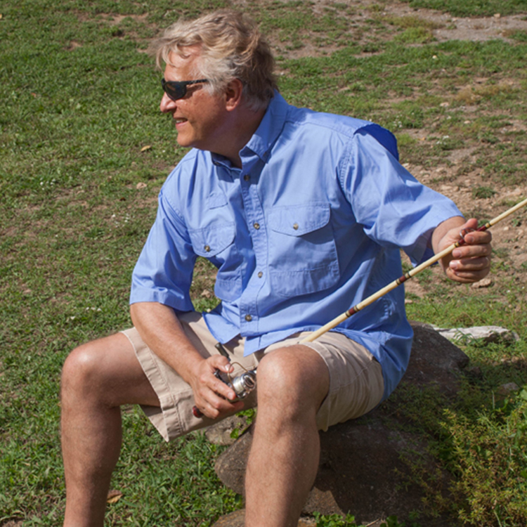 Cotton Poplin Fishing Shirt - Short Sleeve 8