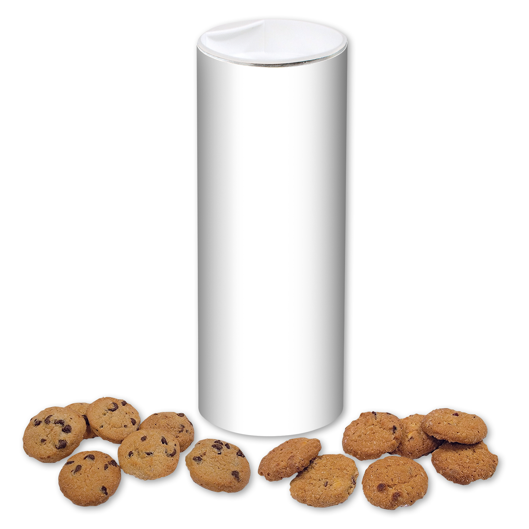 cylinder with Chocolate Chip & Oatmeal Cranberry Cookies 2