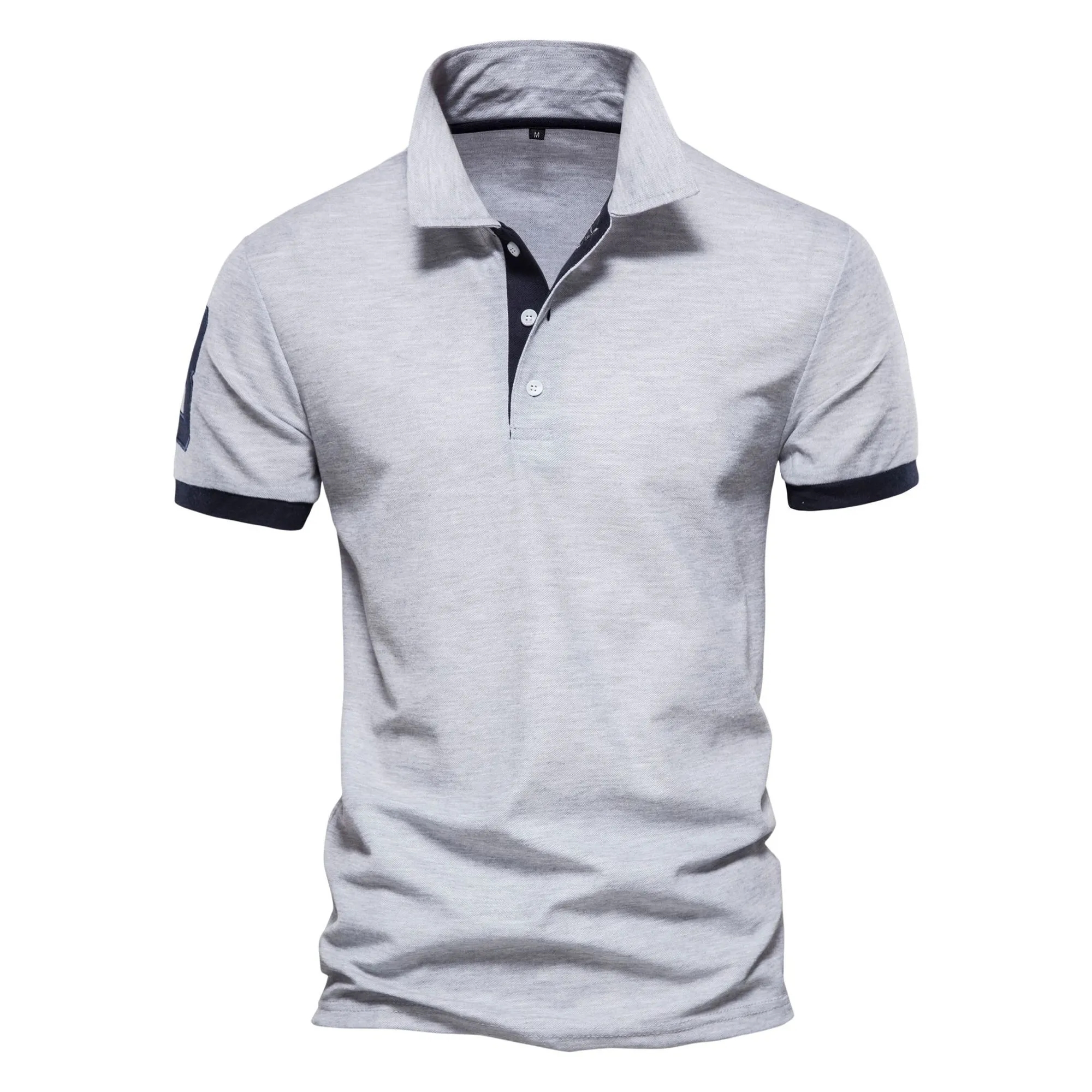 Embroidered Mesh Lapel Shirt 7