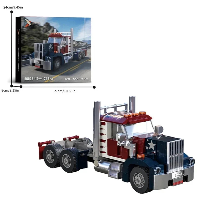 Buildifull Blocks Set - Freight Truck Tractor Head 10