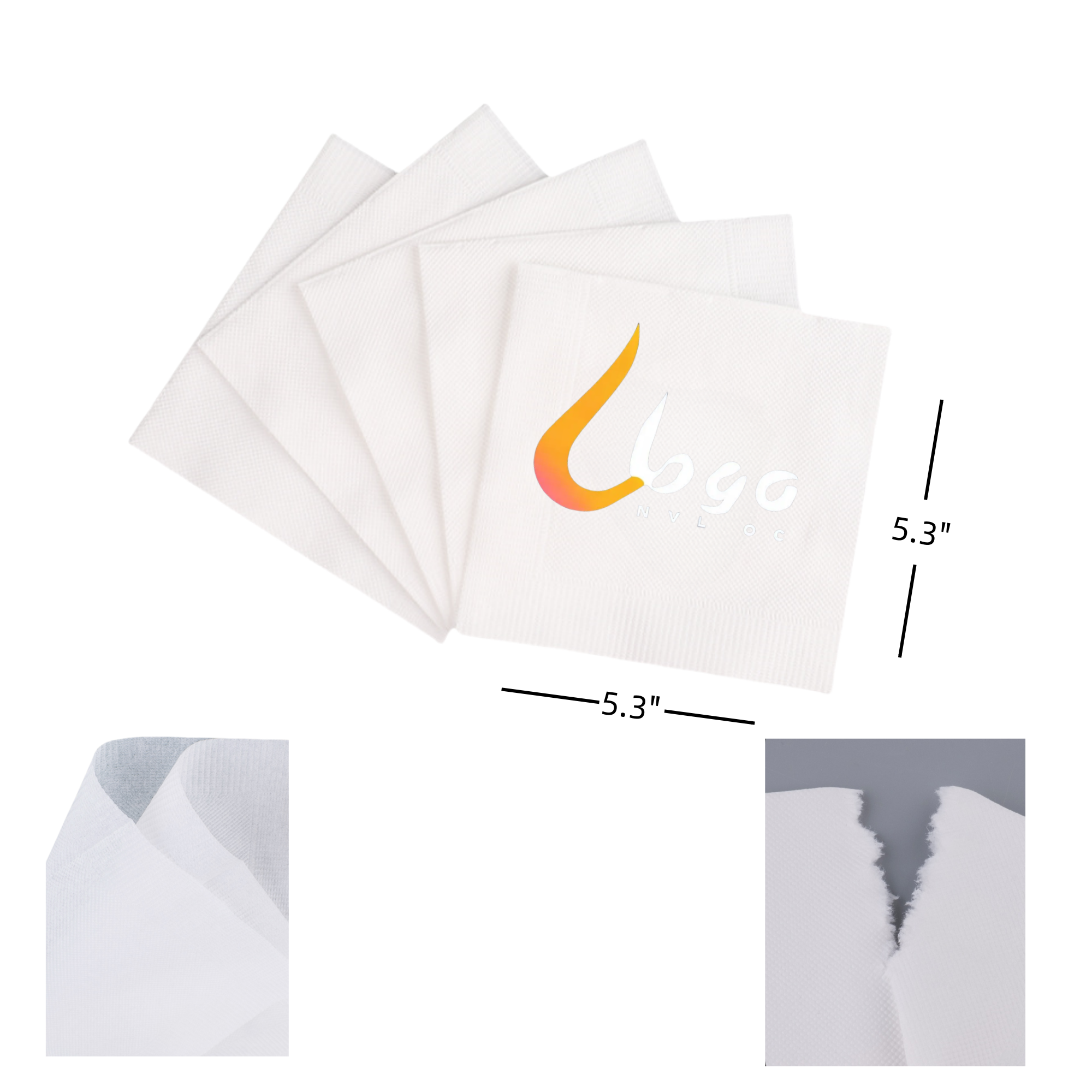 2-Ply Full Color Coined Napkins 2