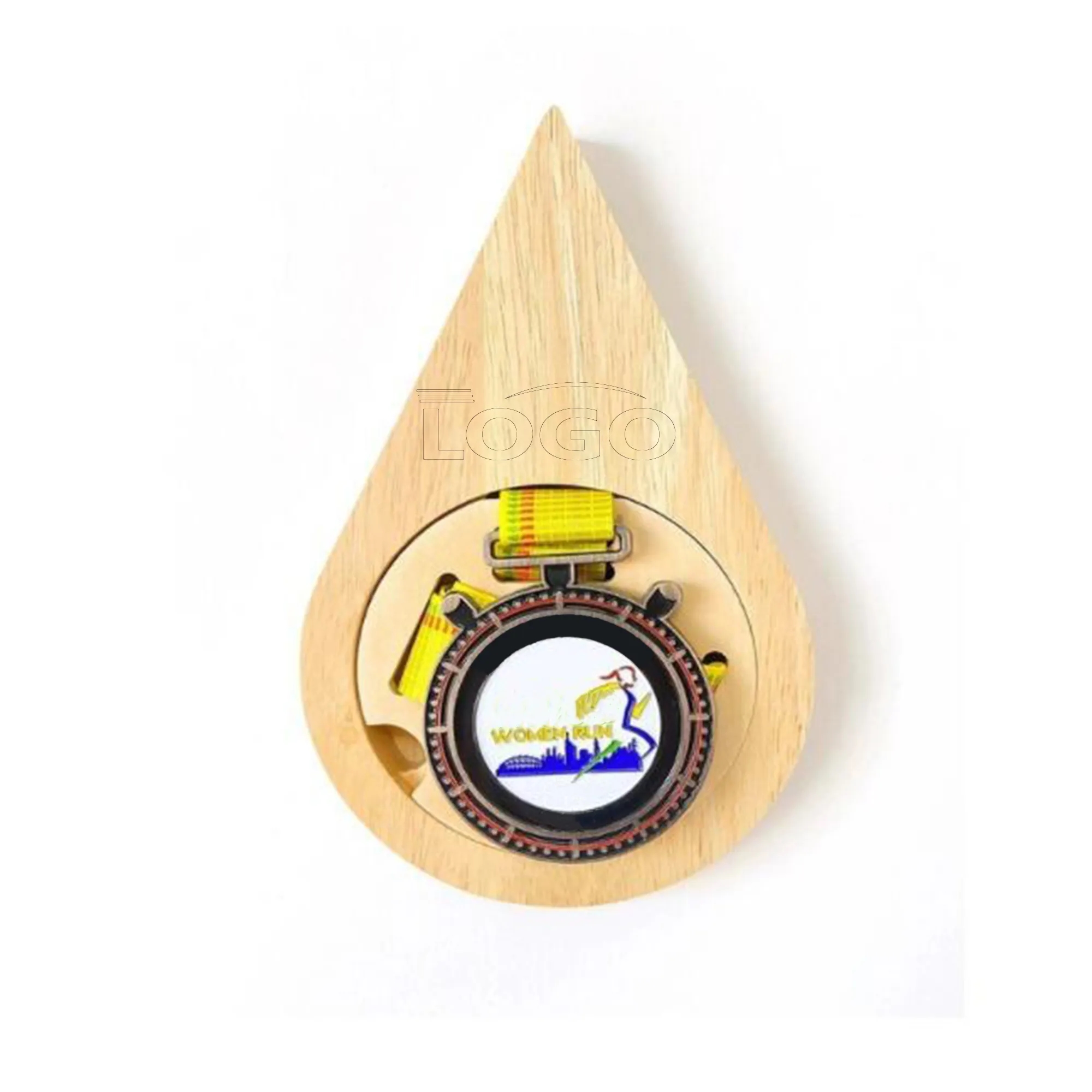Drop Shaped Splicing Medal Display Stand 6