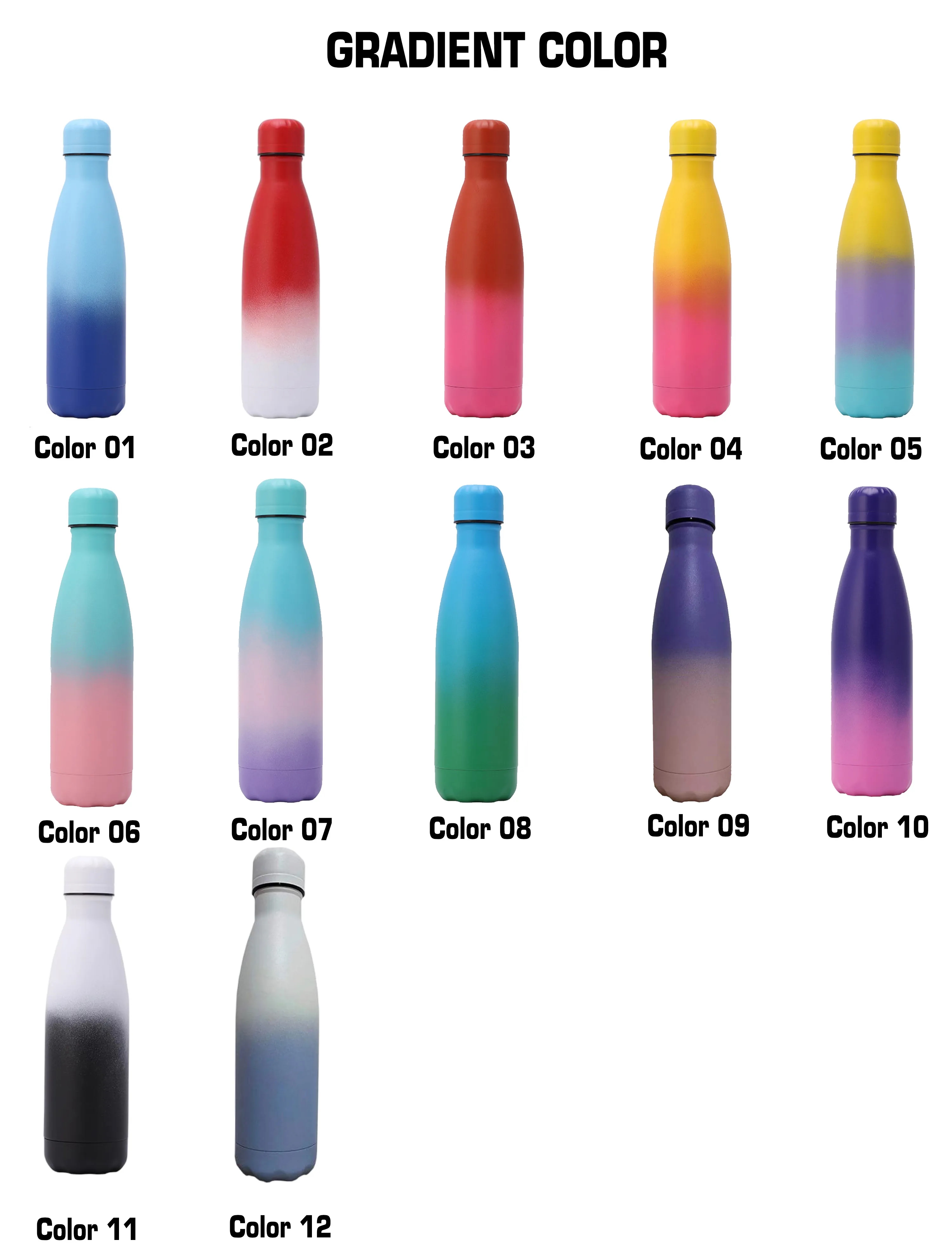 Custom Logo Insulated Water Bottles Wholesale Bulk Corporate Branded Drinkware 3