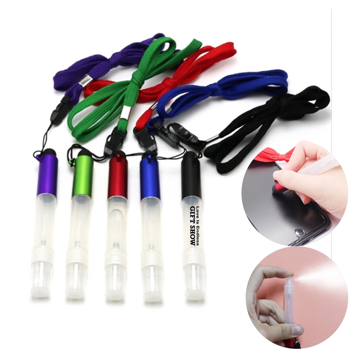 Hand Sanitizer Spray With Lanyard 2