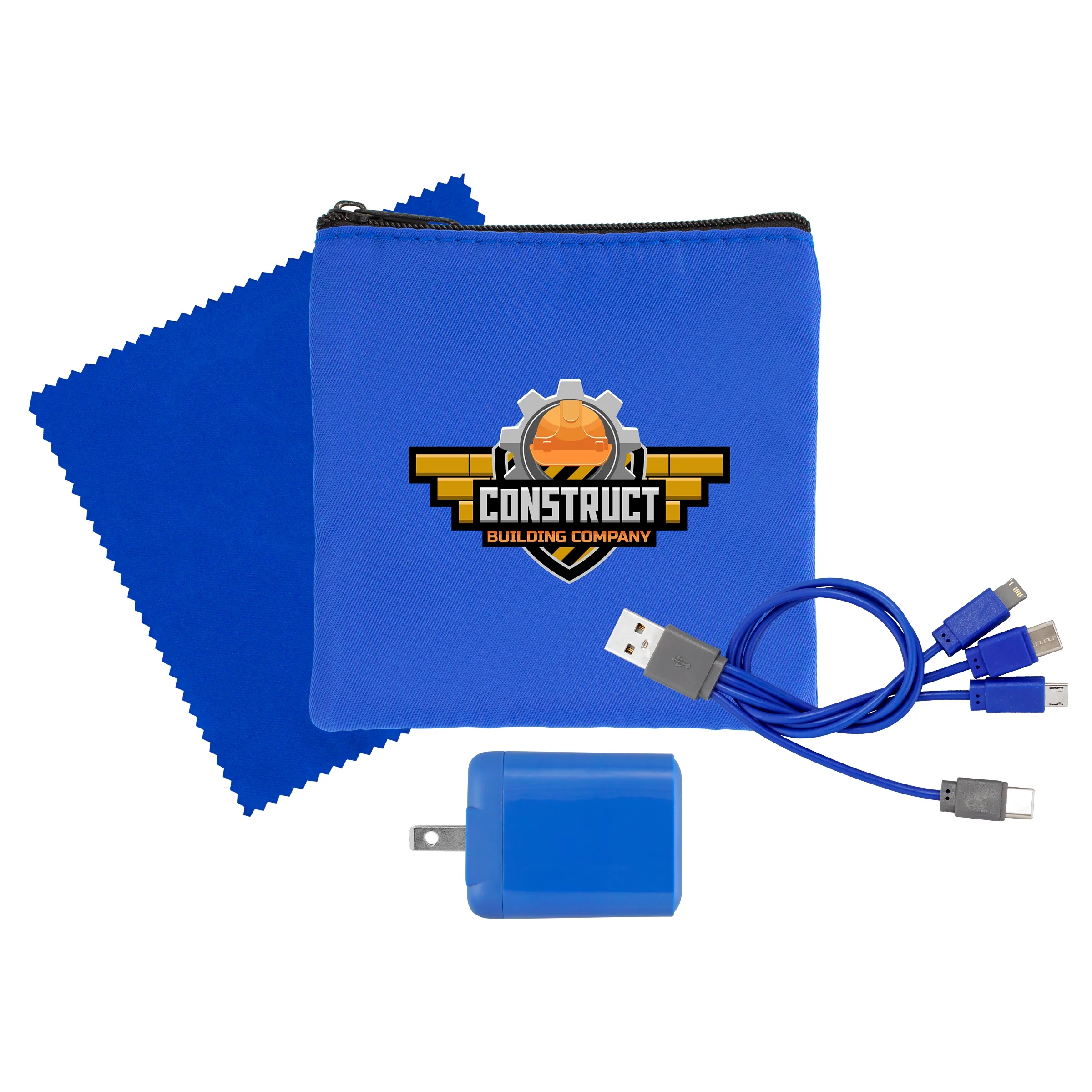 RPET Fast Charger, Cable & Cloth Kit 19