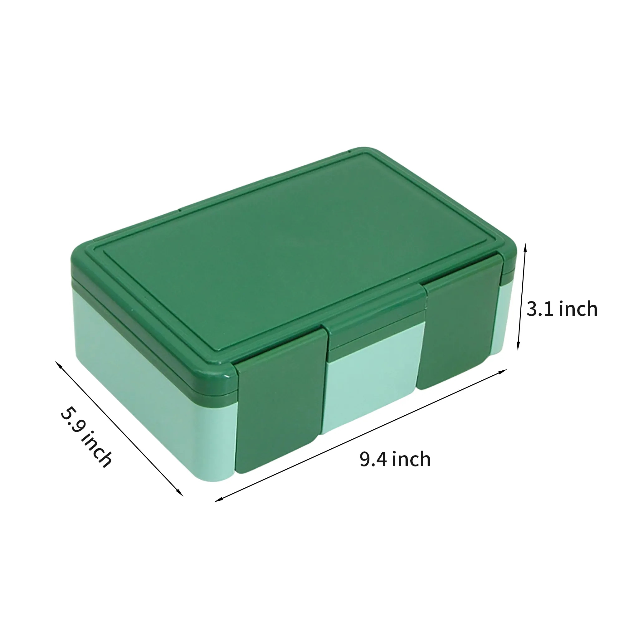 Lunch Box with Utensils and Compartments 6
