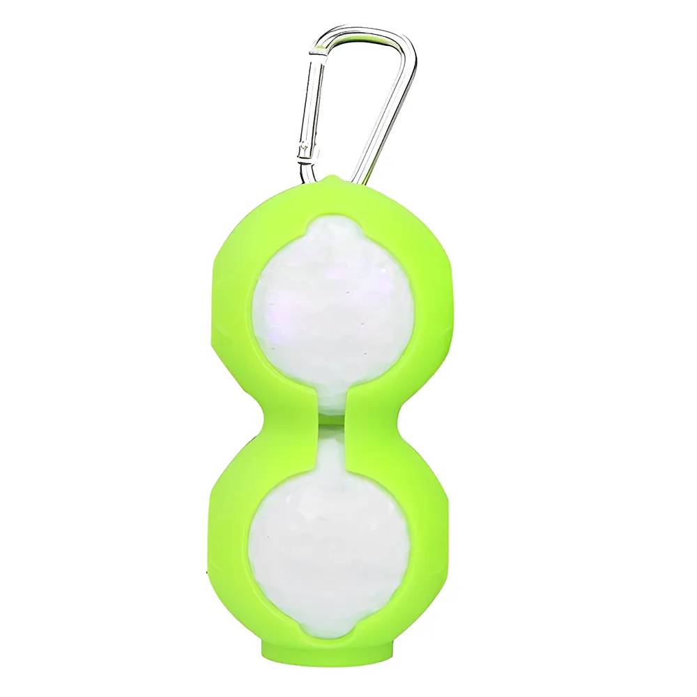 Silicone Golf Ball Holder with Carabiner 1