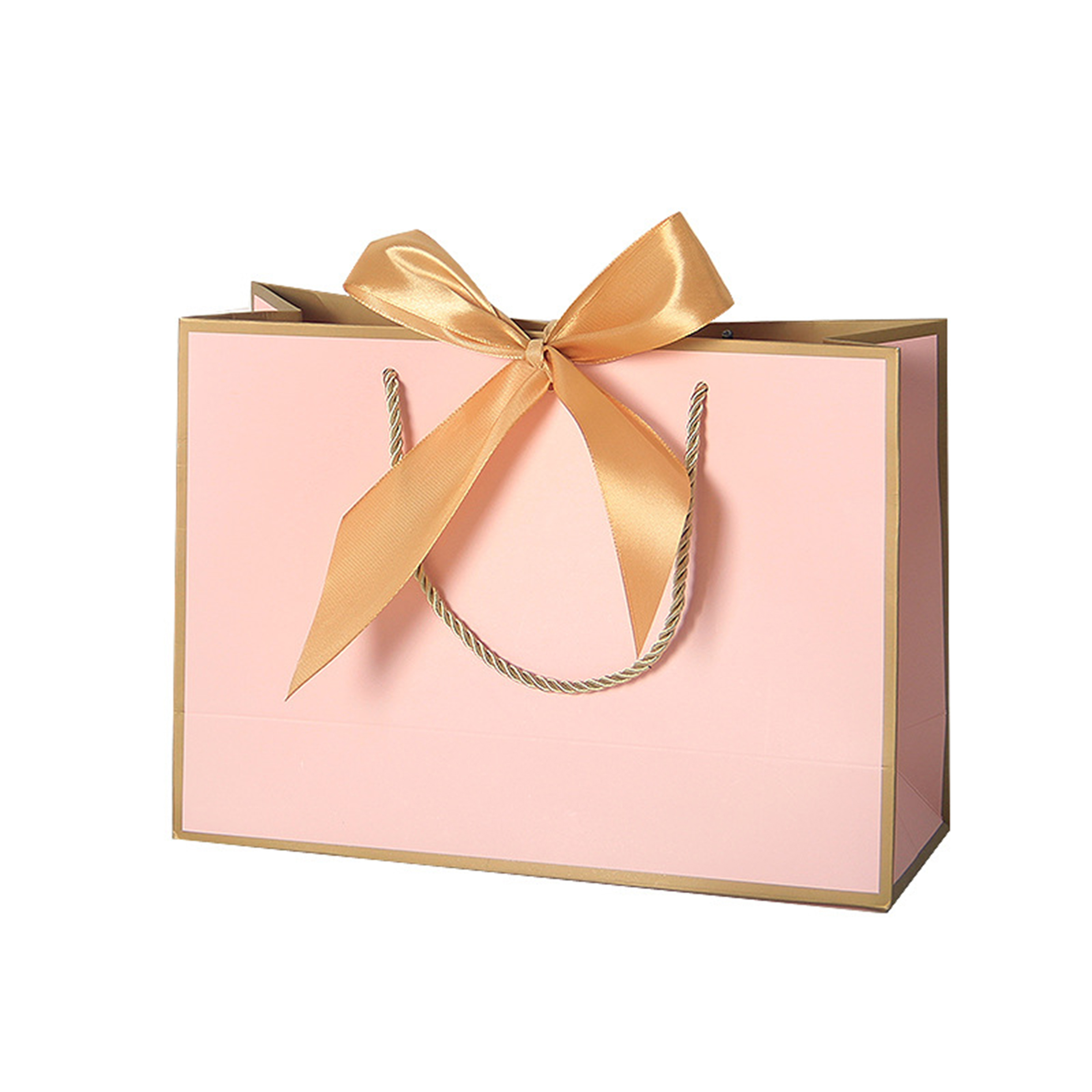 Paper Customizable Gift Bag With Bow Tie 6