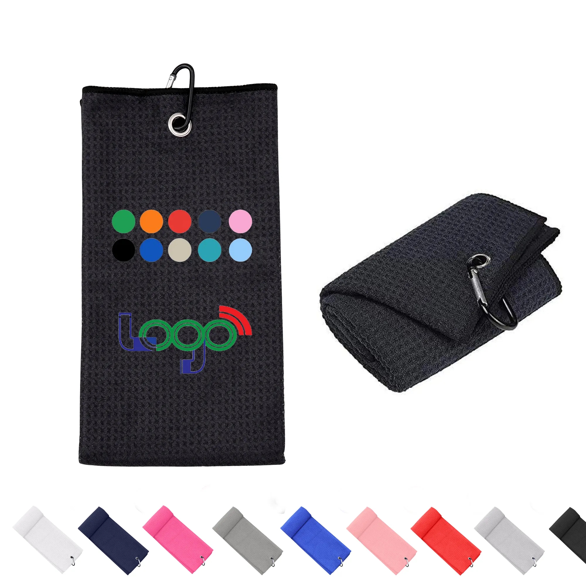 Custom Logo Golf Sports Towel 2