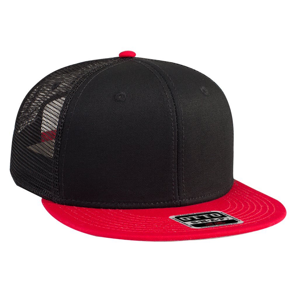 OTTO CAP® OTTO SNAP 6 Panel Pro Style Mesh Back Trucker Snapback Hat 10