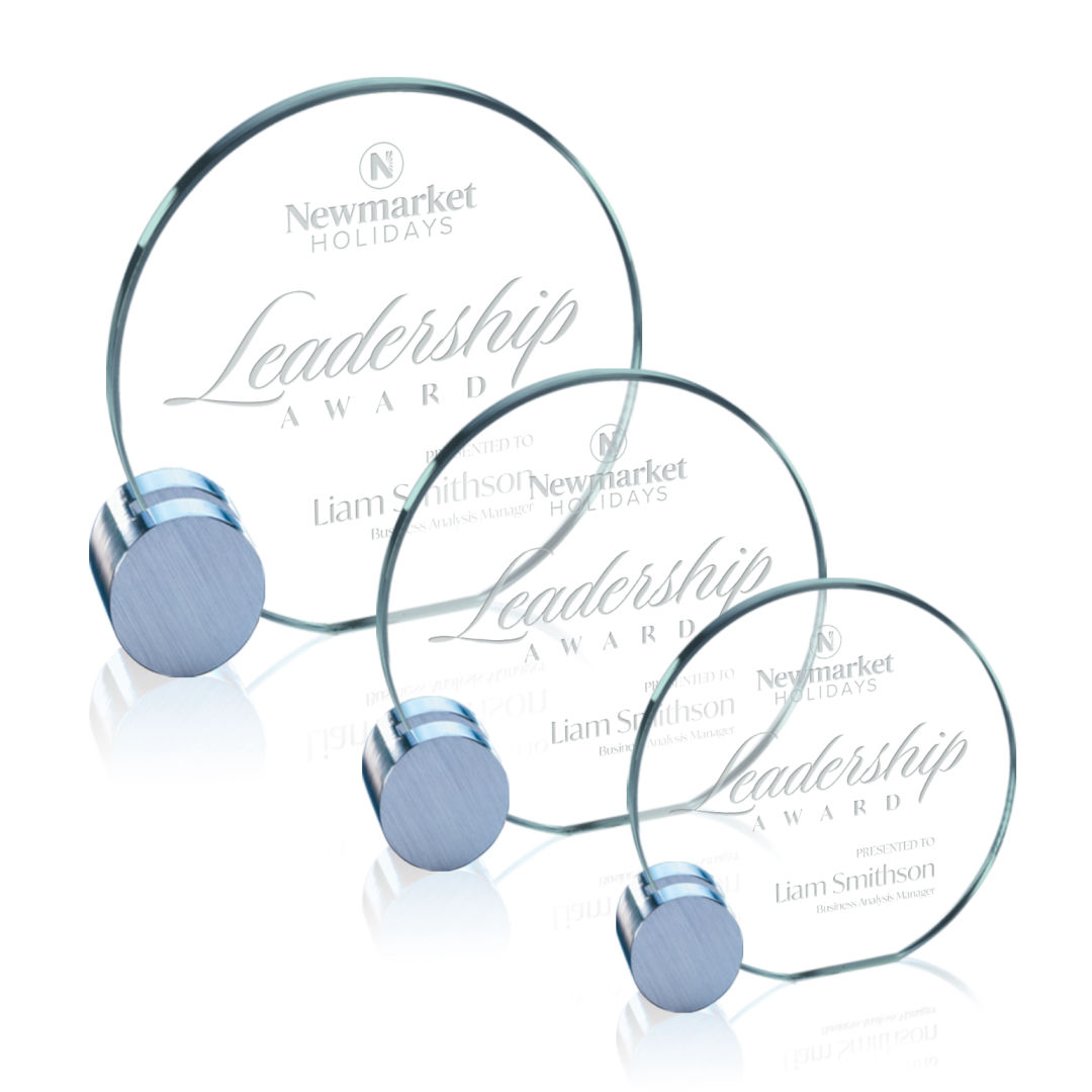 Verdunn Award - Jade/Chrome Circle