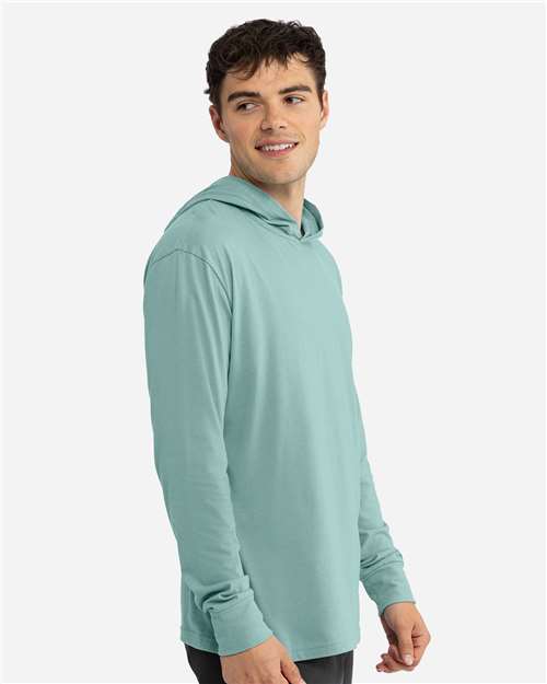 Unisex CVC Hoodie Long Sleeve T-Shirt - 6221 23