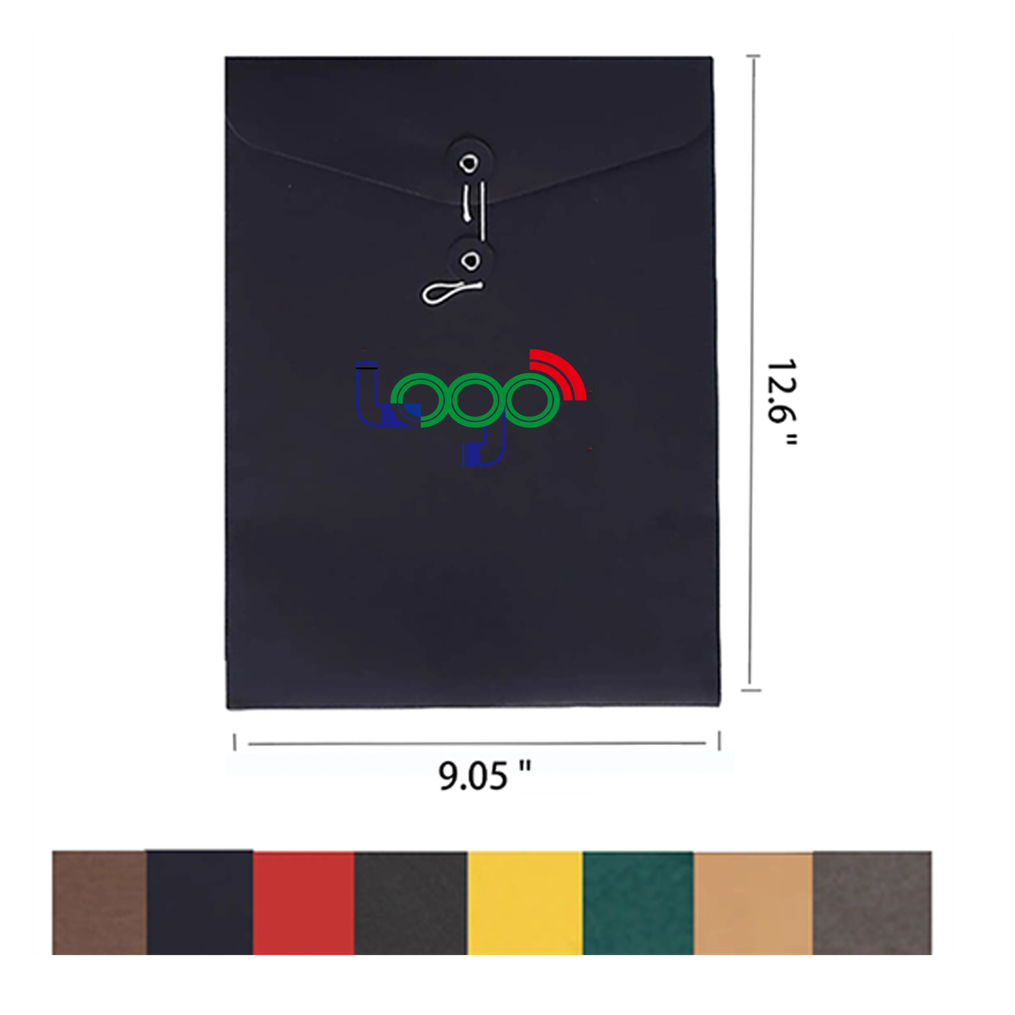 Environmentally Friendly Kraft Document Paper Bag 1