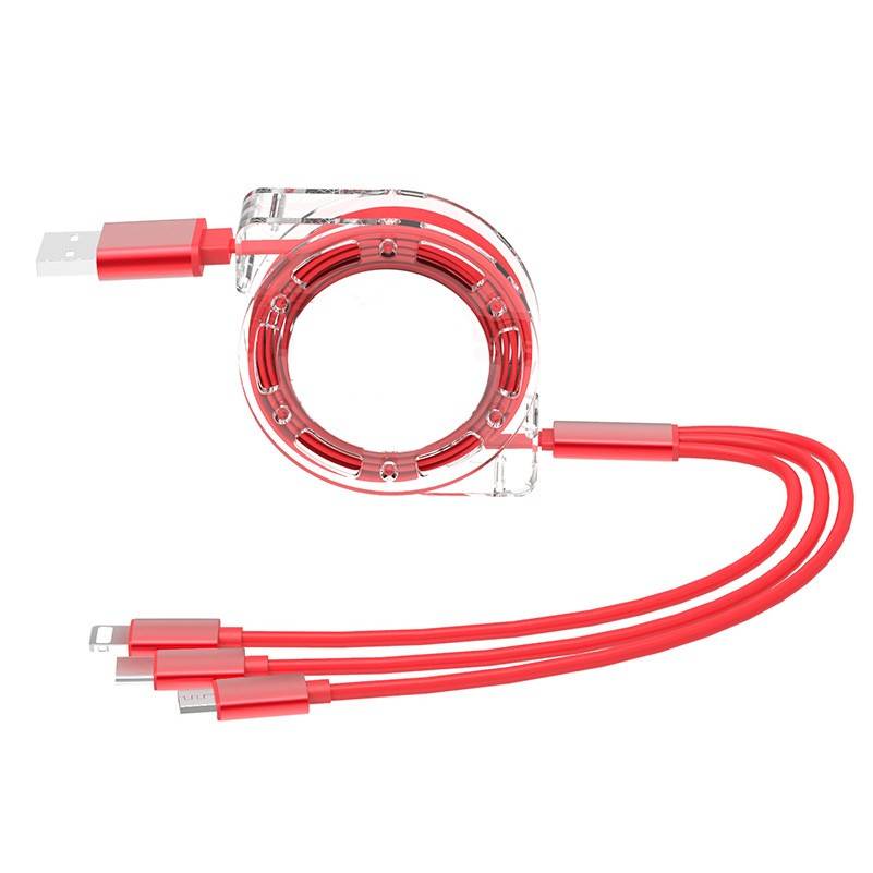 Retractable USB Charging Cable 3 In 1 3