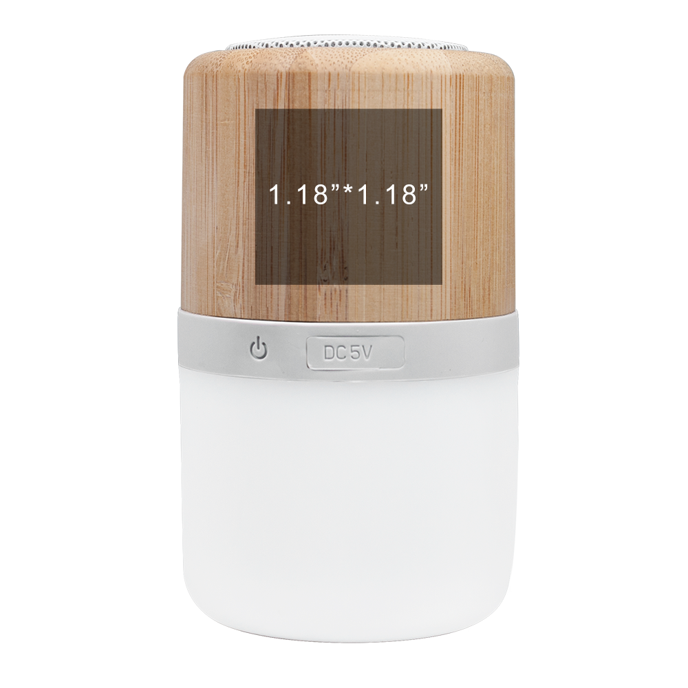 Bensley Bamboo Color Ambiance Nightlight Bluetooth Speaker
