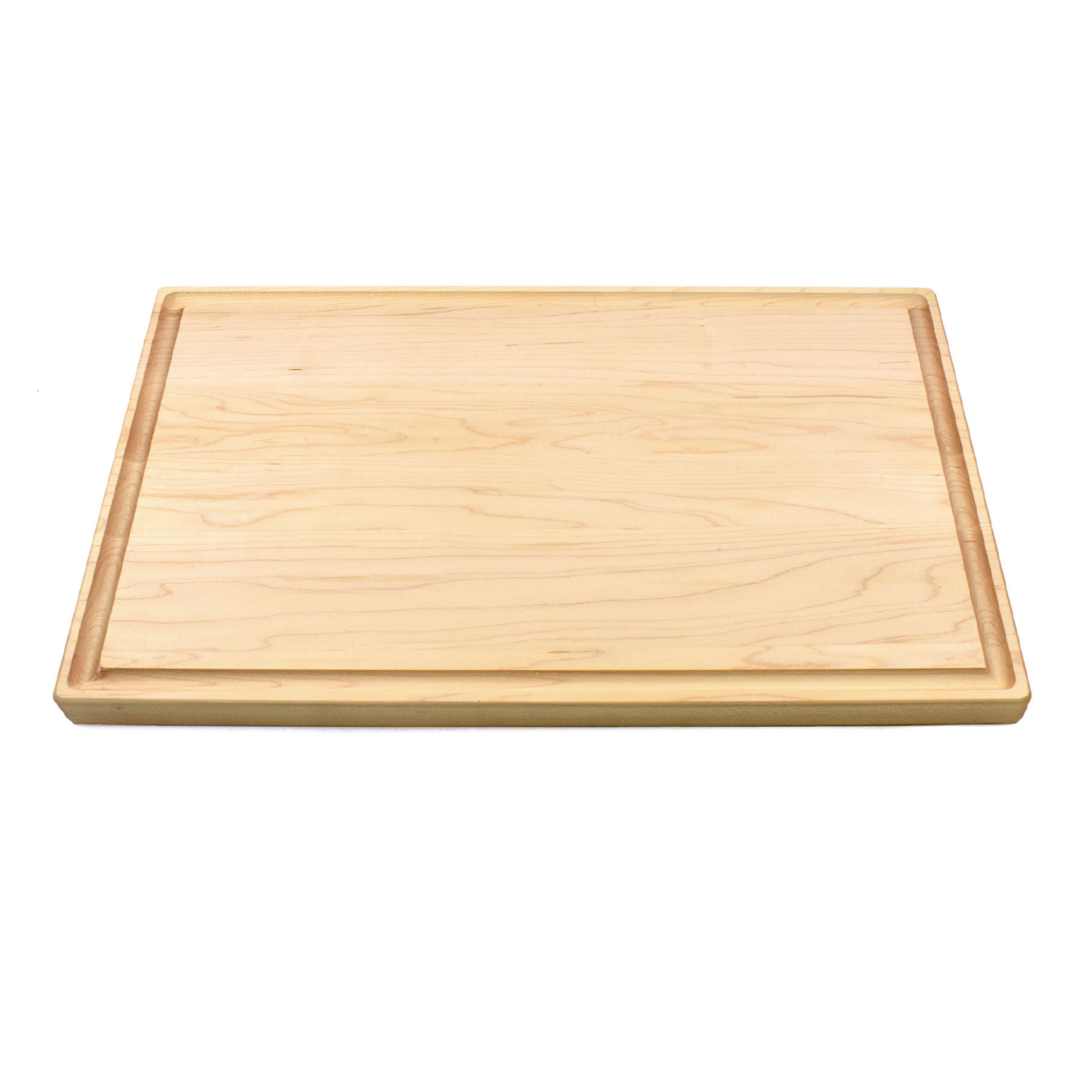 11" x 17" x 1" Maple Cutting Board with Juice Groove 3