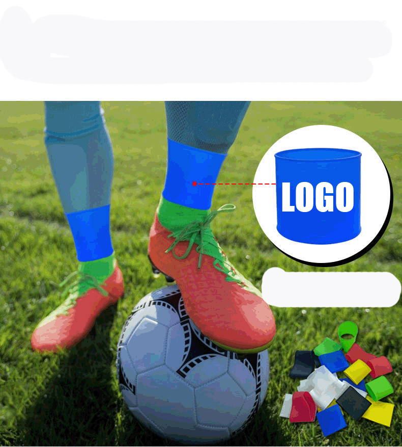 Silicone Soccer Leg Bands/Silicone Shin Guard Straps 2